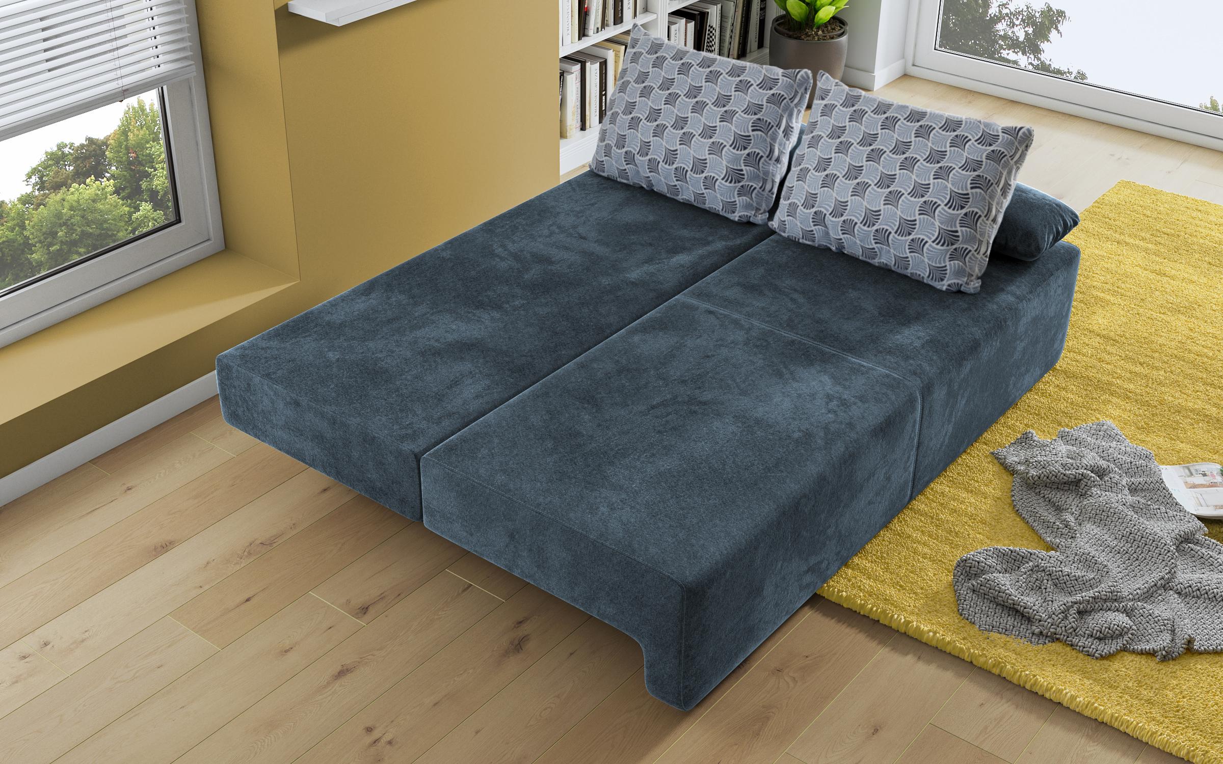 Extendable sofa Keira, blue  9