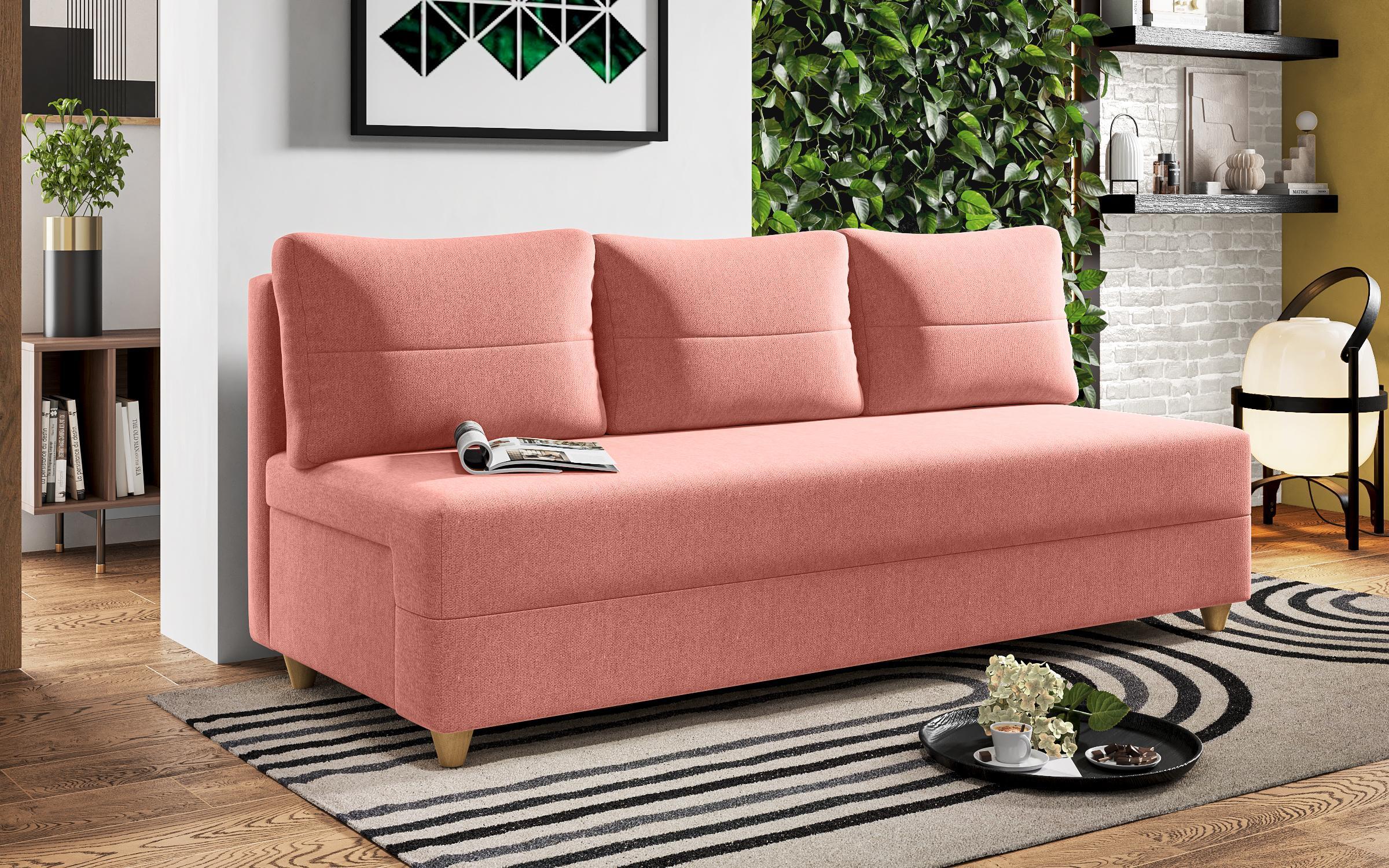 Extendable sofa Arano, coral  3