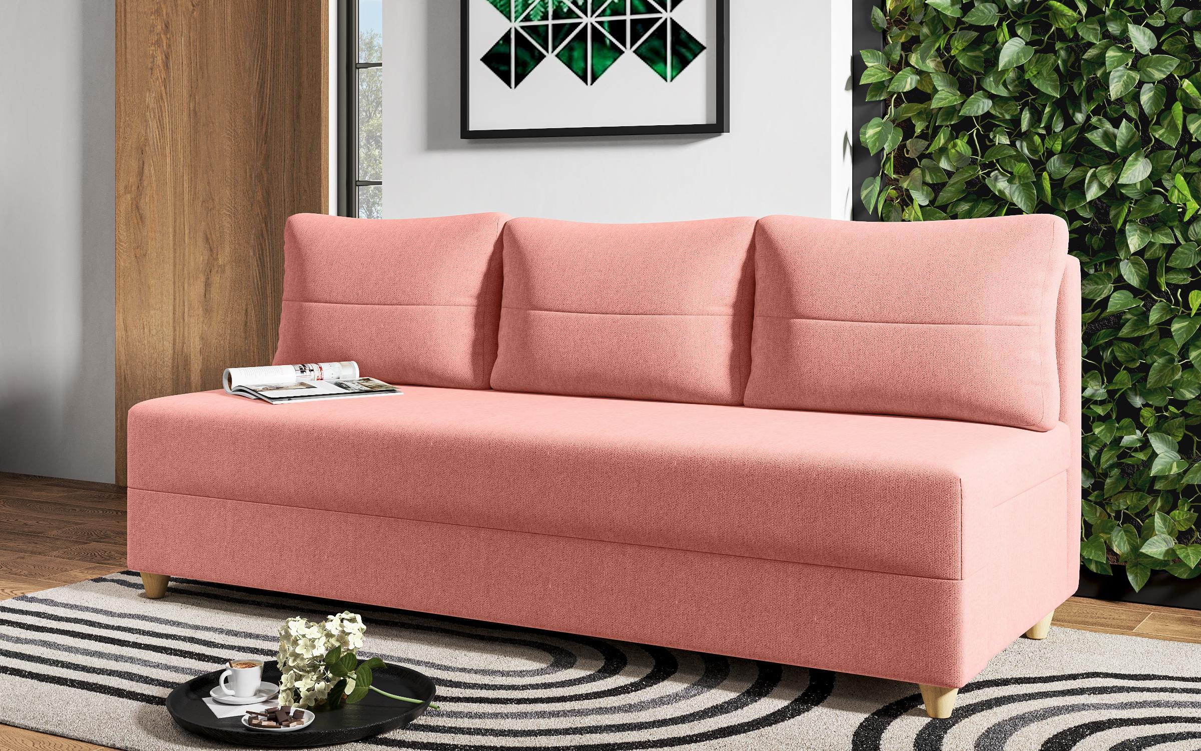 Extendable sofa Arano, coral  8