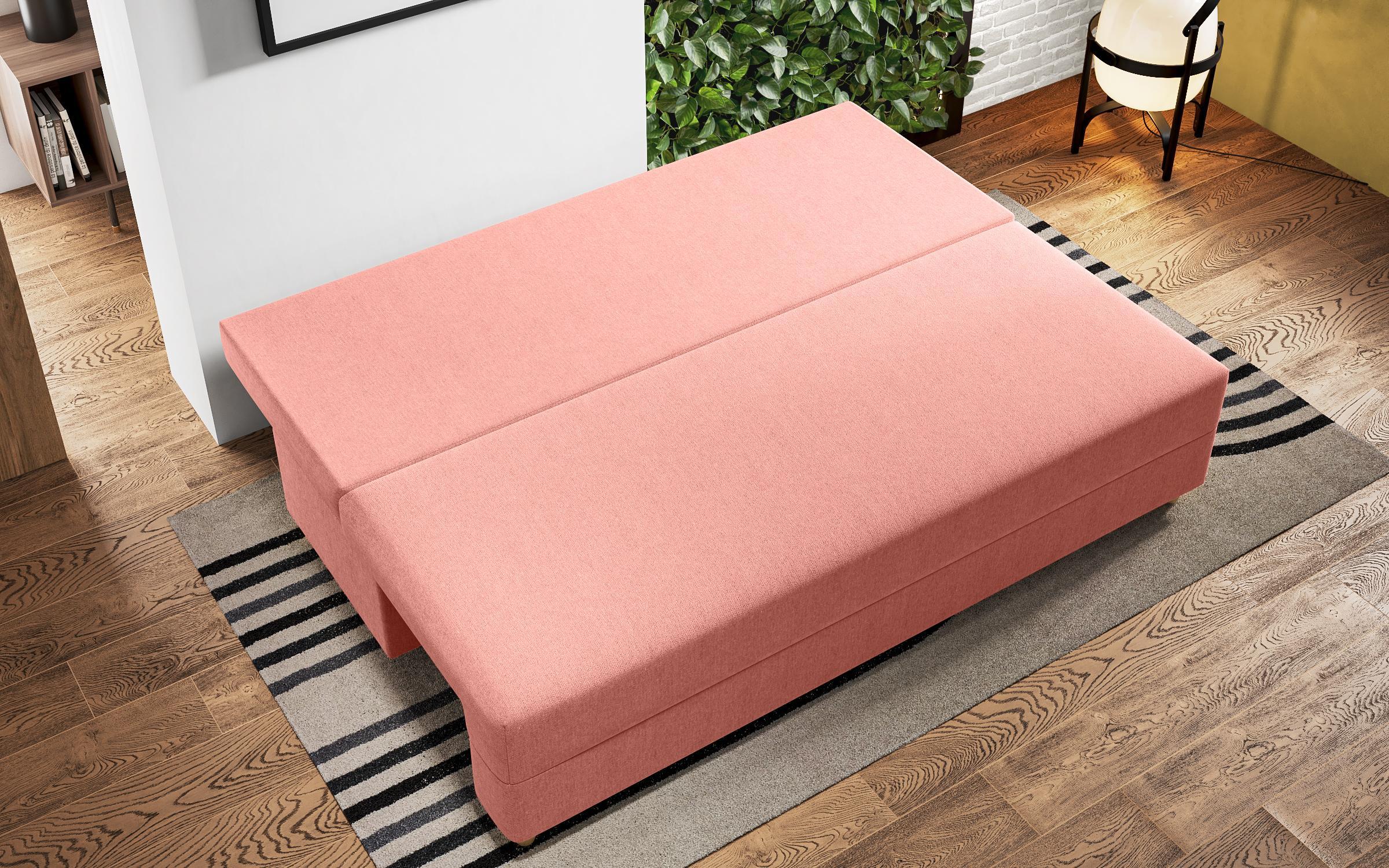 Extendable sofa Arano, coral  4