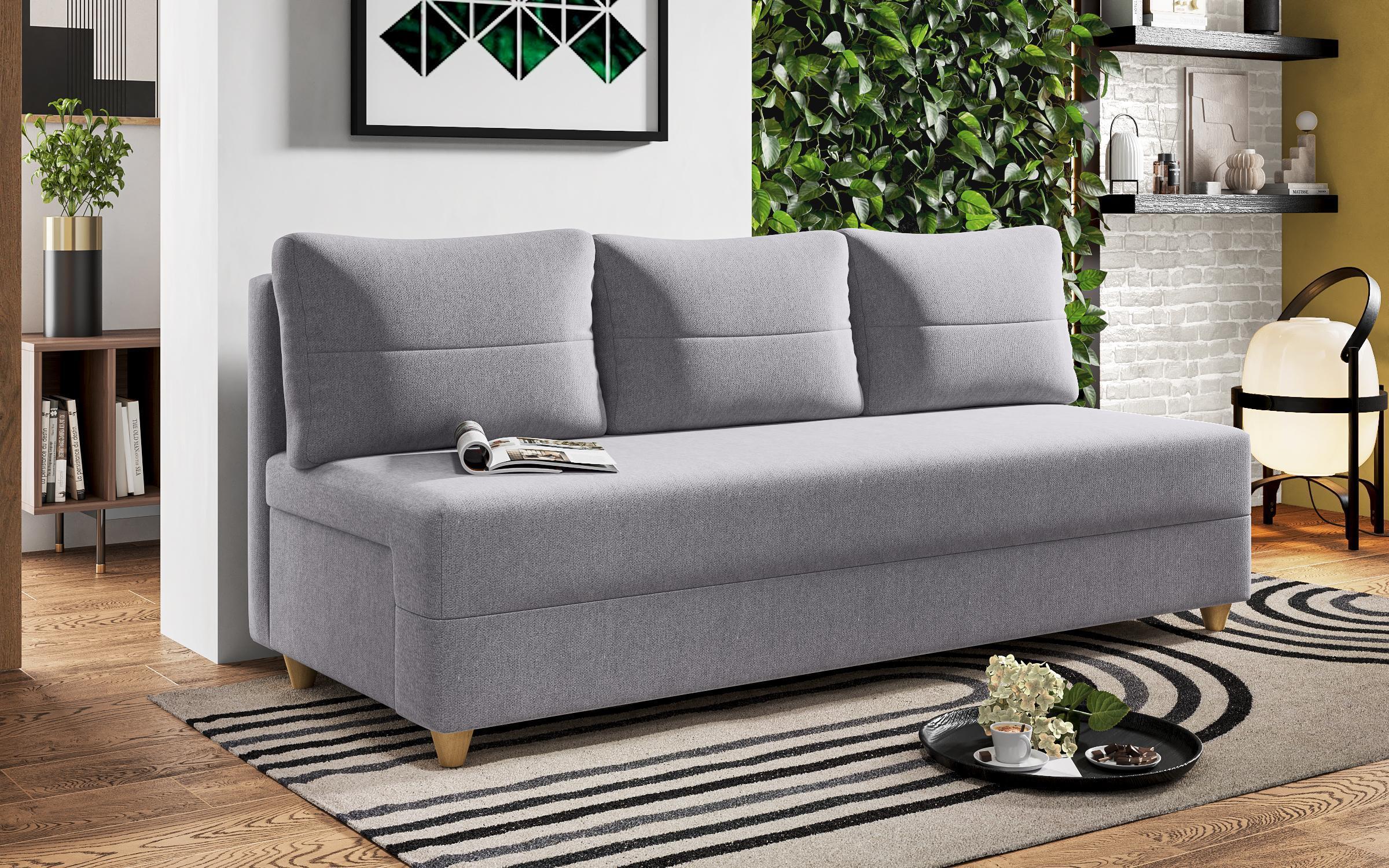 Extendable sofa Arano, light grey  4