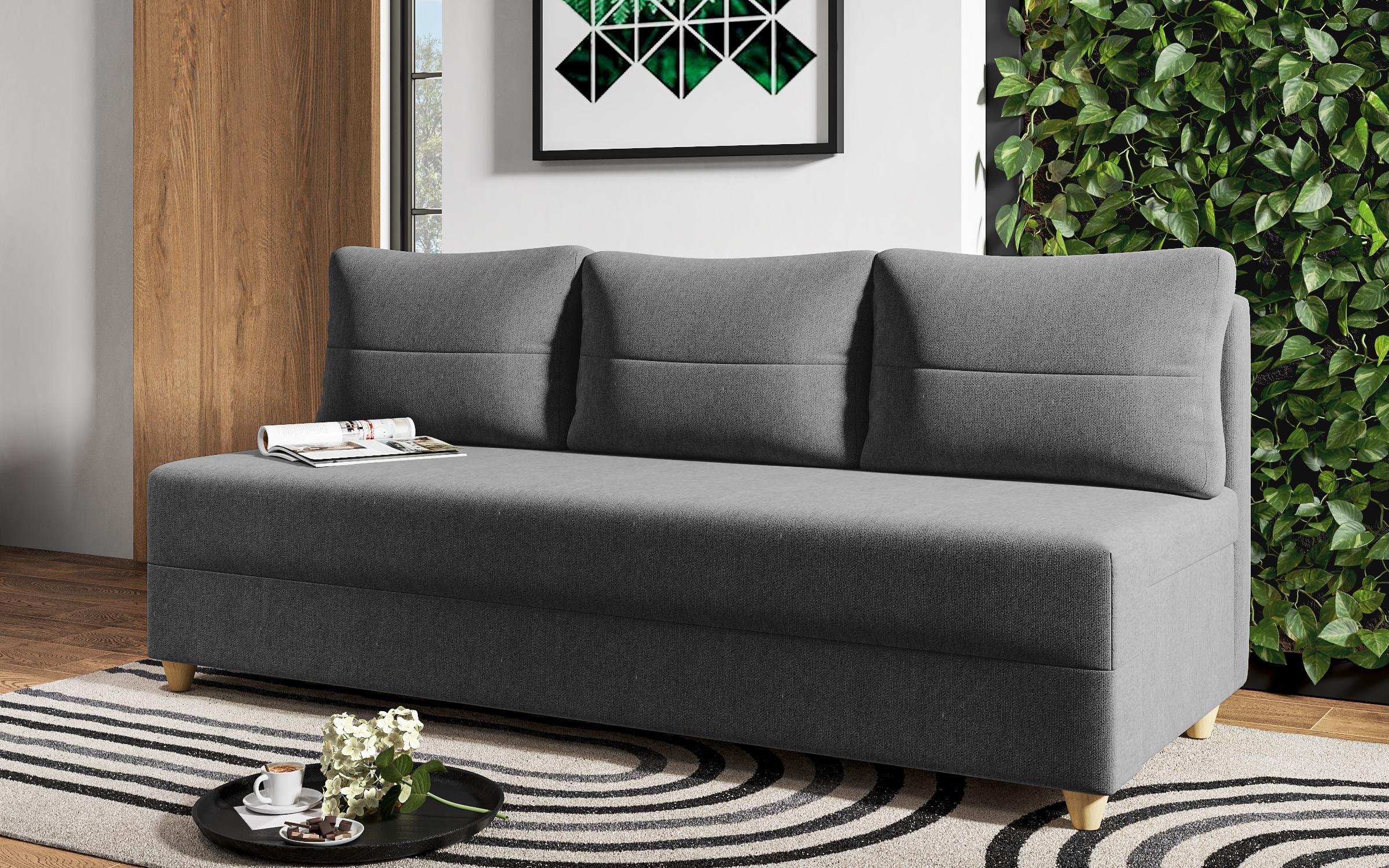 Extendable sofa Arano, dark grey  4