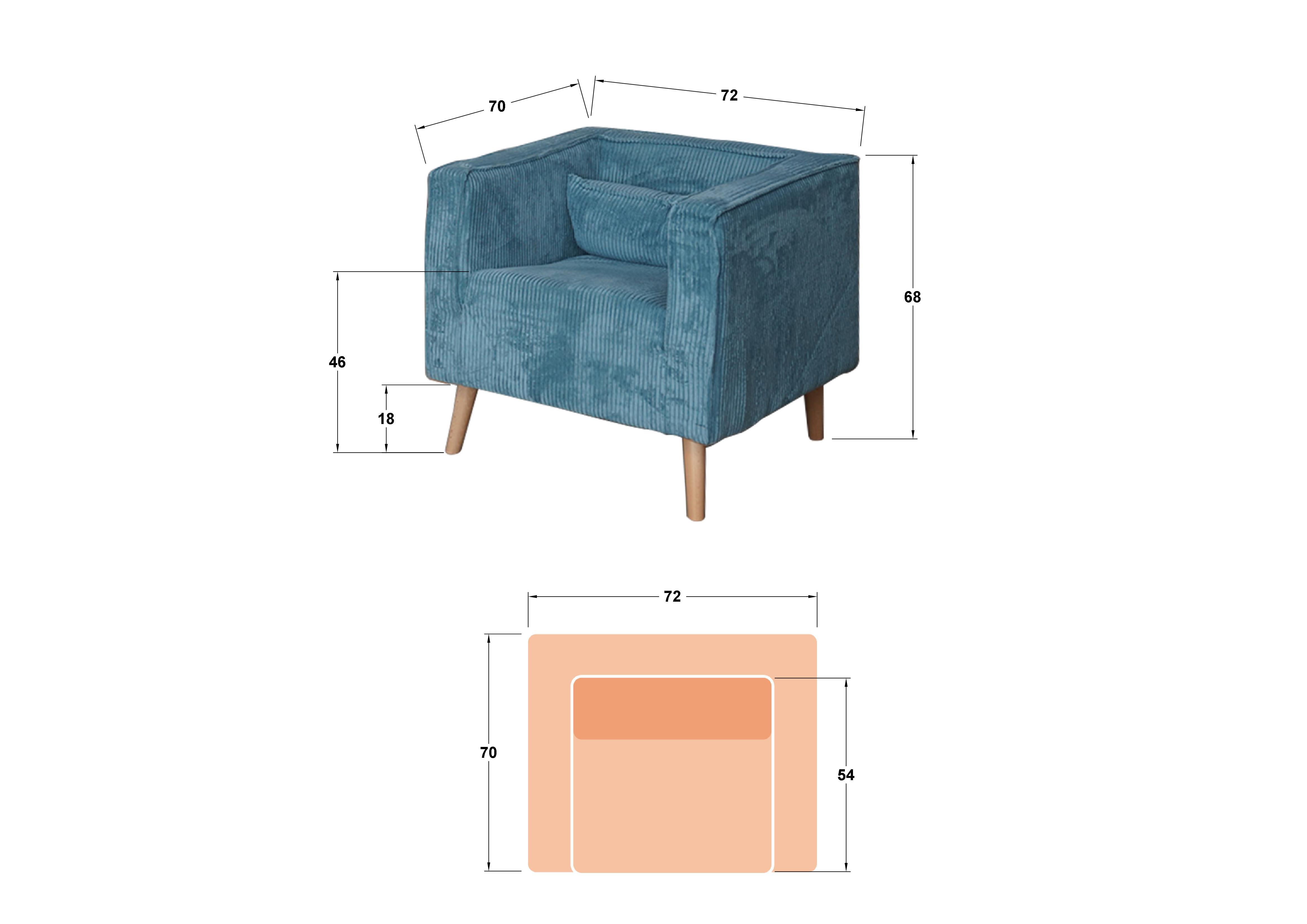 Armchair Carel, beige  2