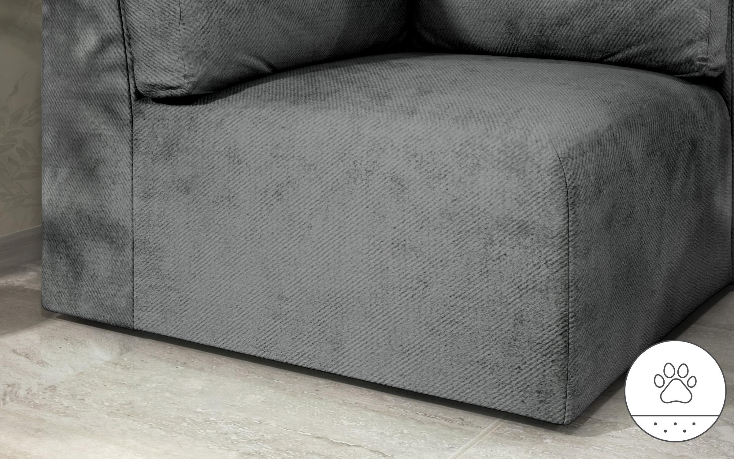 Armchair Alma, grey  6