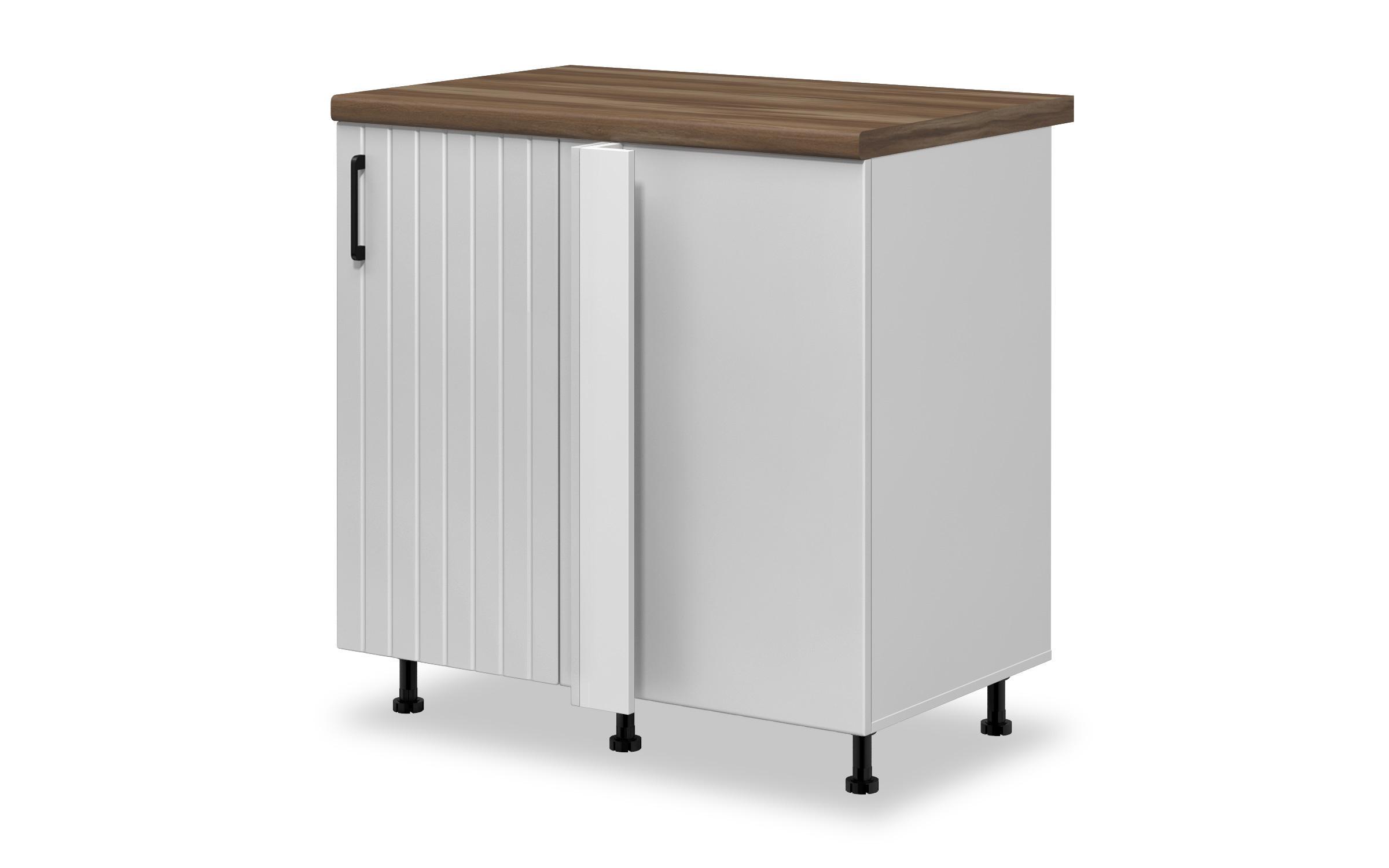 Kitchen corner cabinet Ava 17 right, white  1