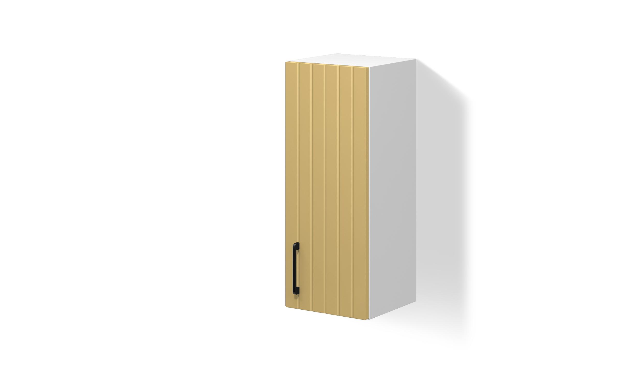 Kitchen cabinet Ava 21, yellow satin  1