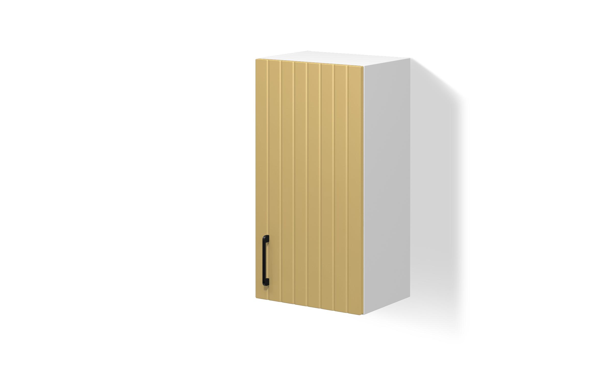 Kitchen cabinet Ava 23, yellow satin  1