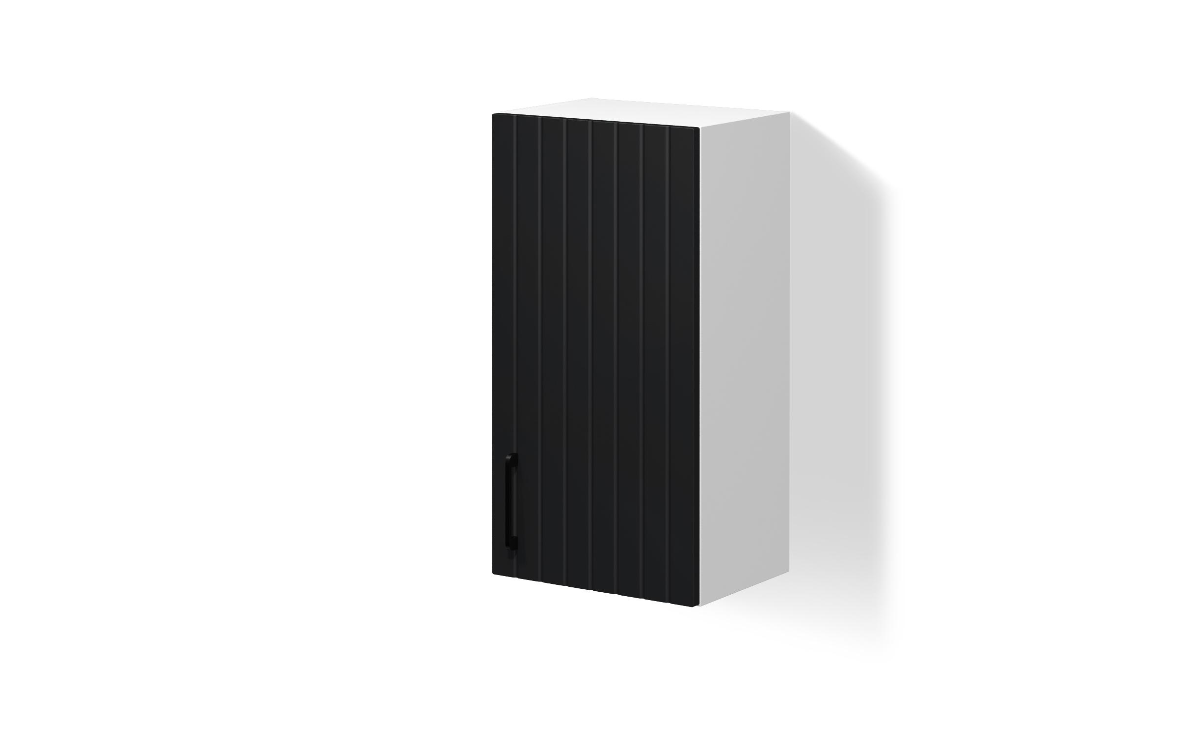 Kitchen cabinet Ava 23, black velvet  1