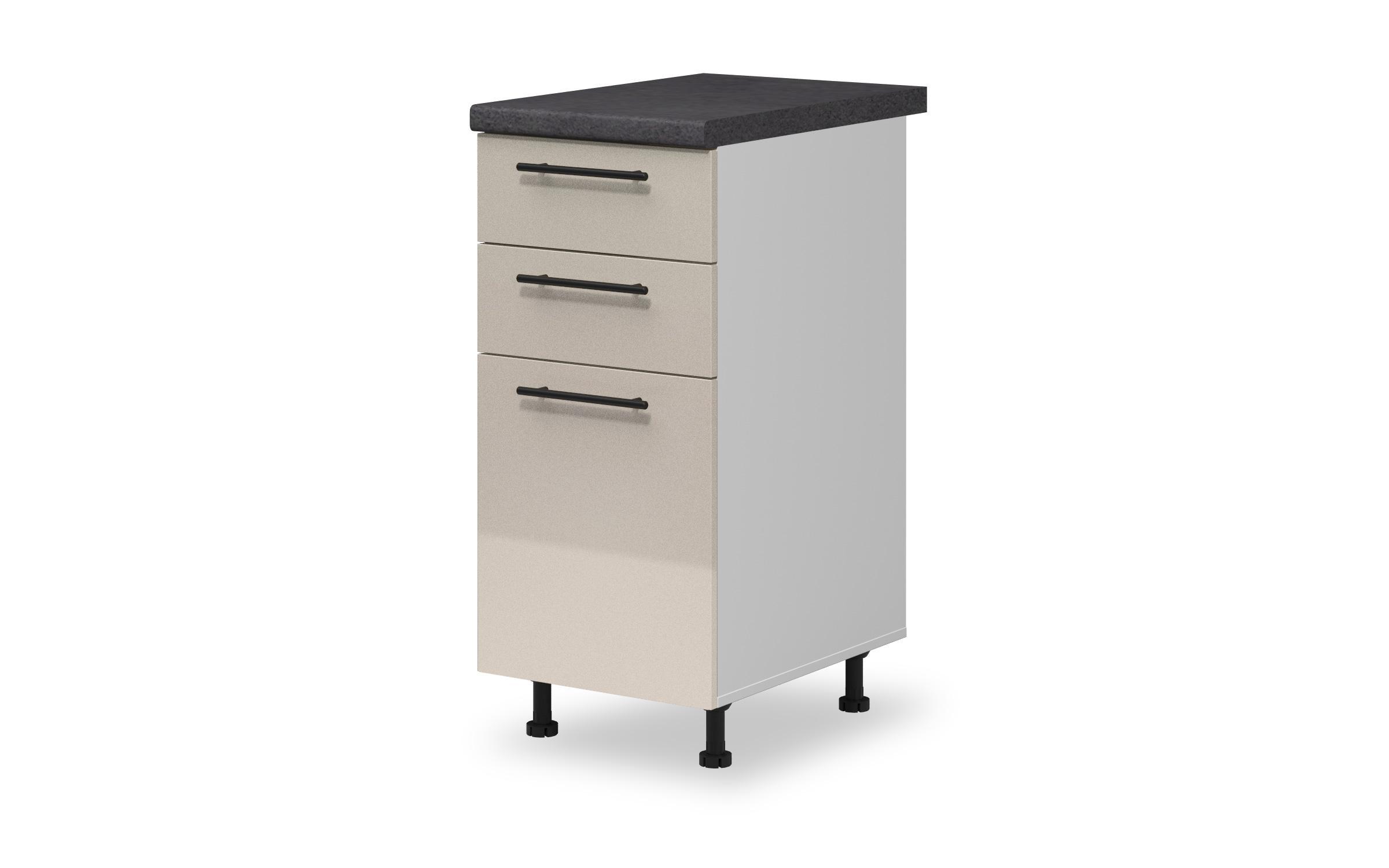Kitchen cabinet Dakota 14, Metallic beige  1