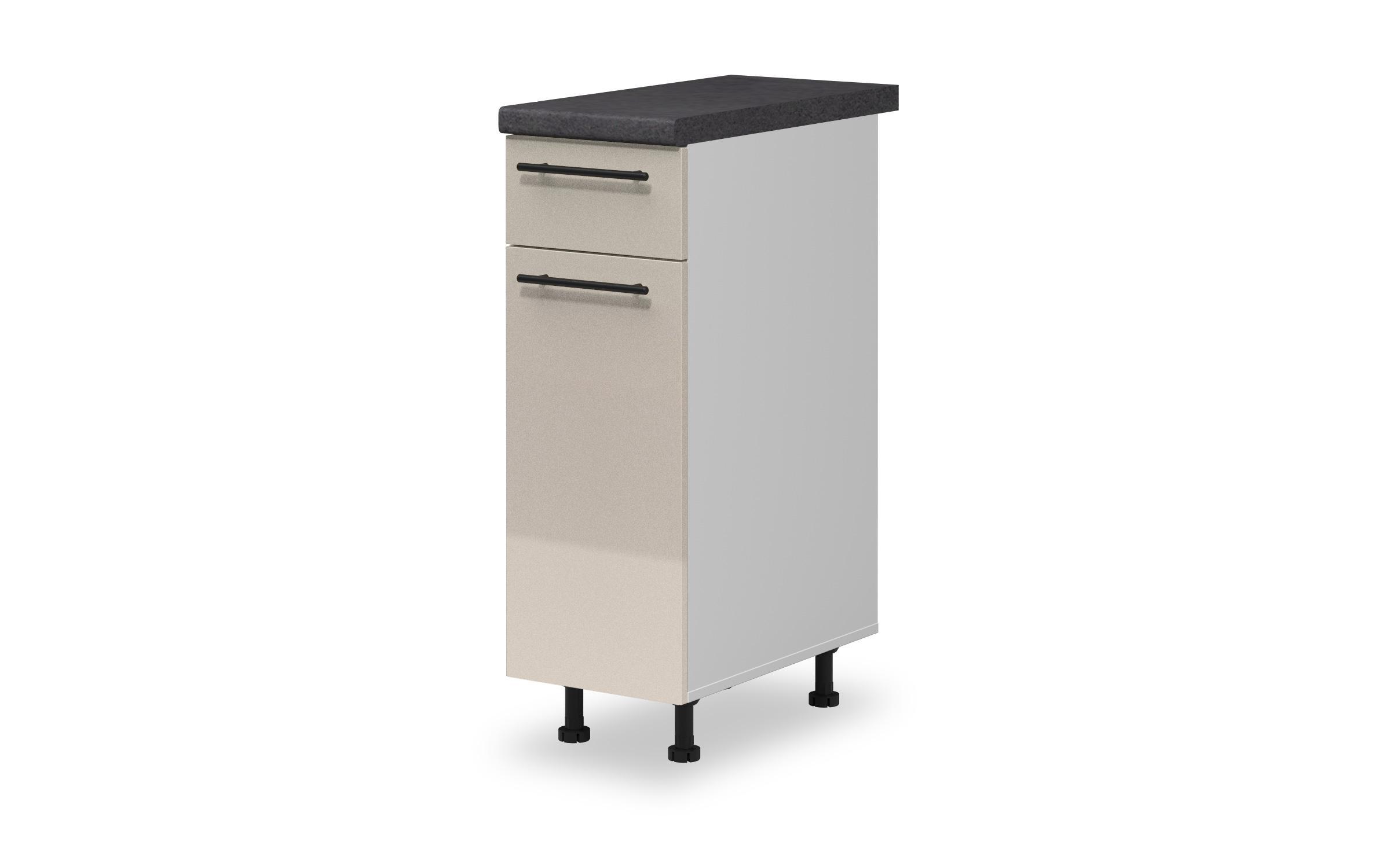 Kitchen cabinet Dakota 09, Metallic beige  1
