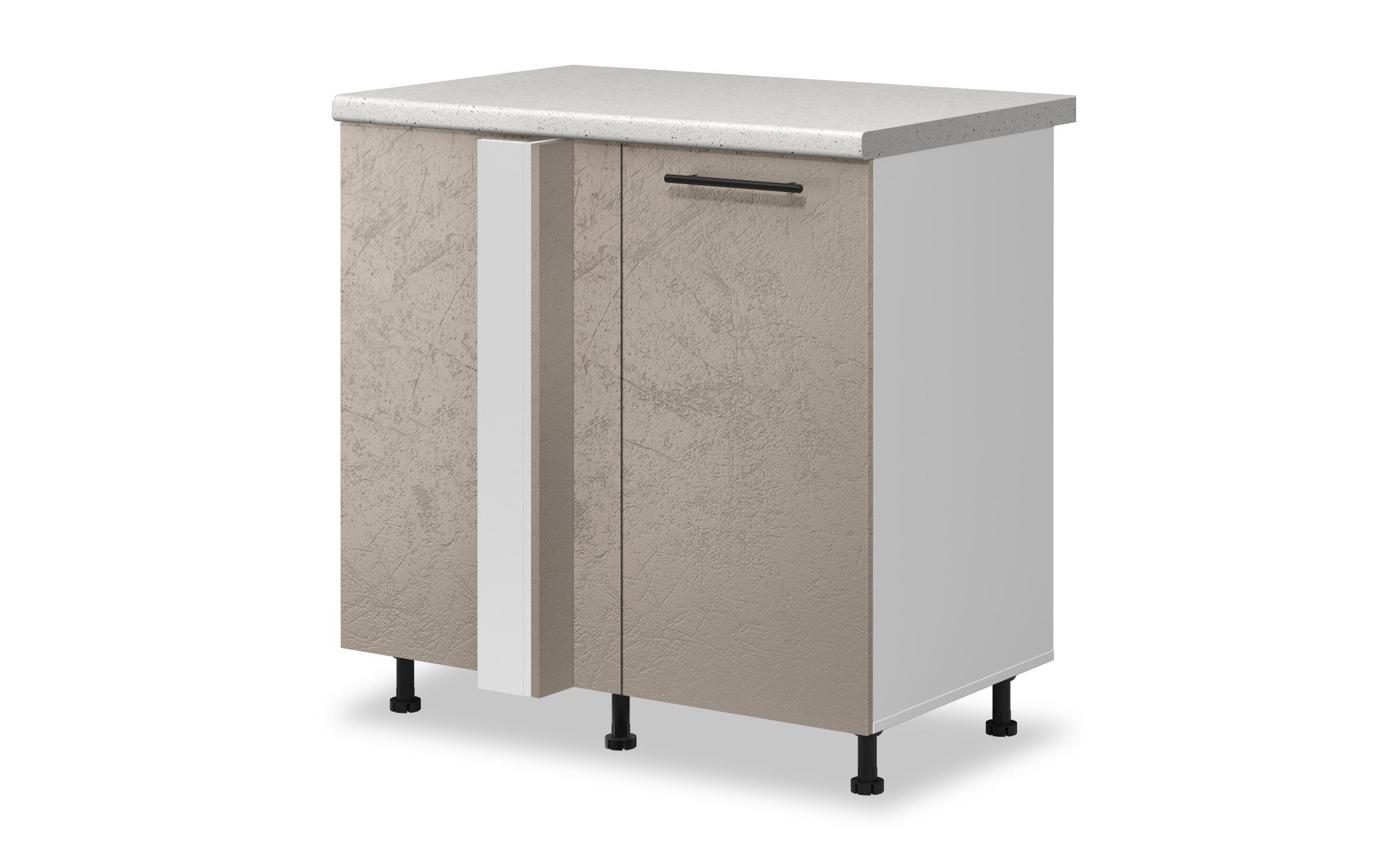 Kitchen corner cabinet Dakota 18 left, lagoon  1