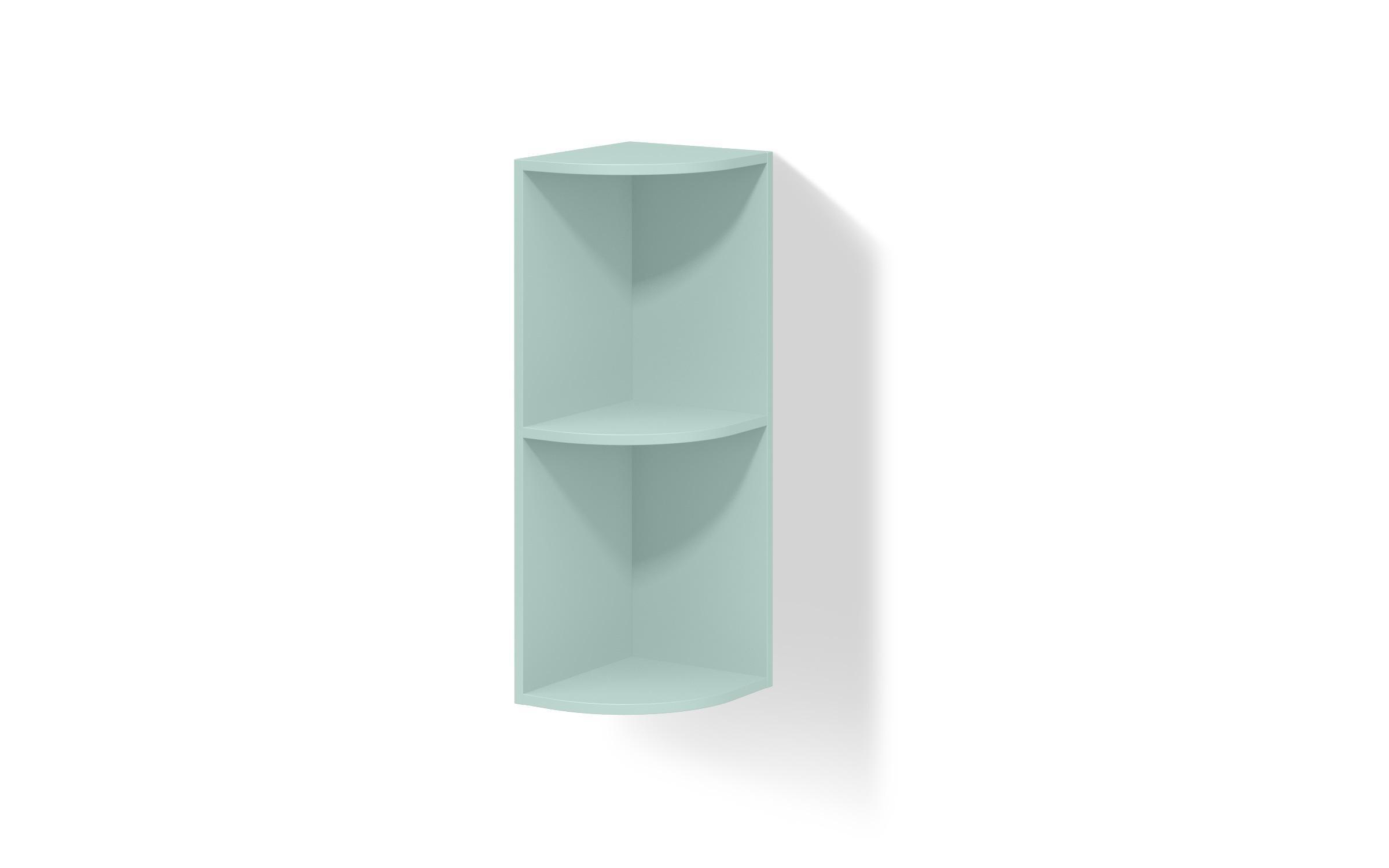 Wall open end shelf cabinet Dakota 30, mint  1