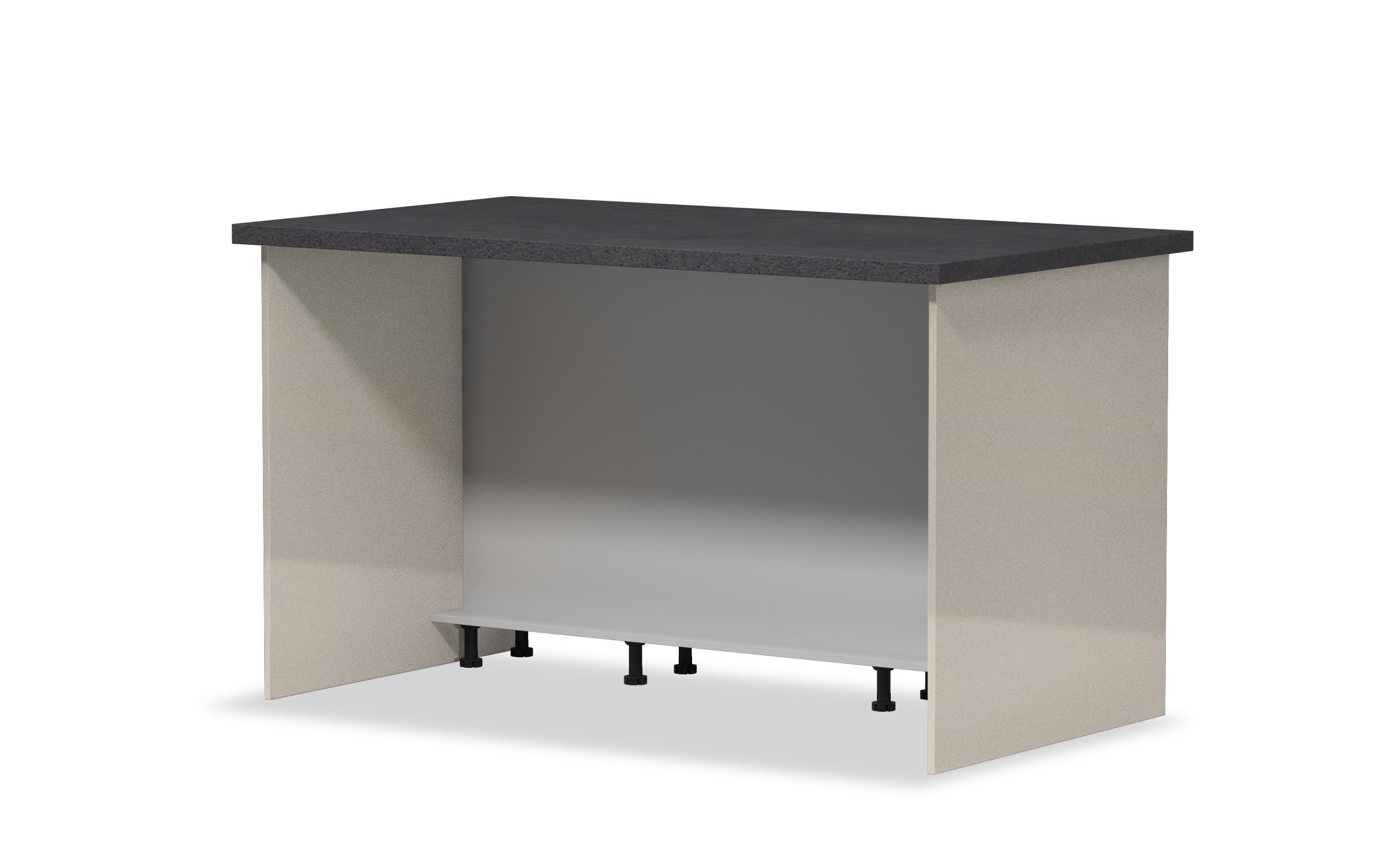 Island cabinet Dakota 42, Metallic beige  3