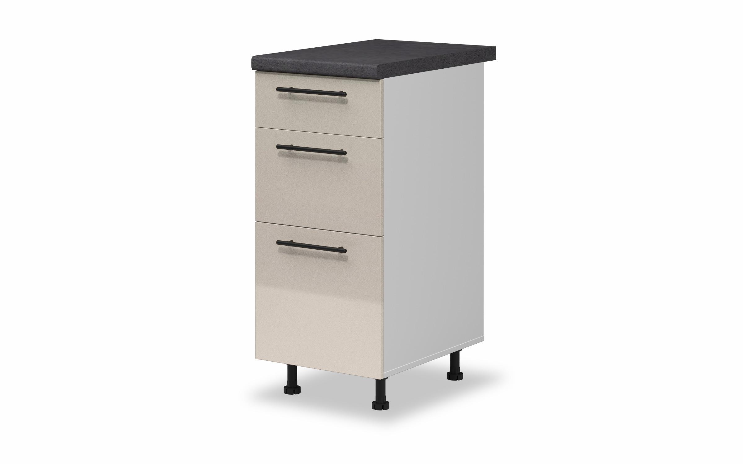 Kitchen cabinet Dakota 50, Metallic beige  1