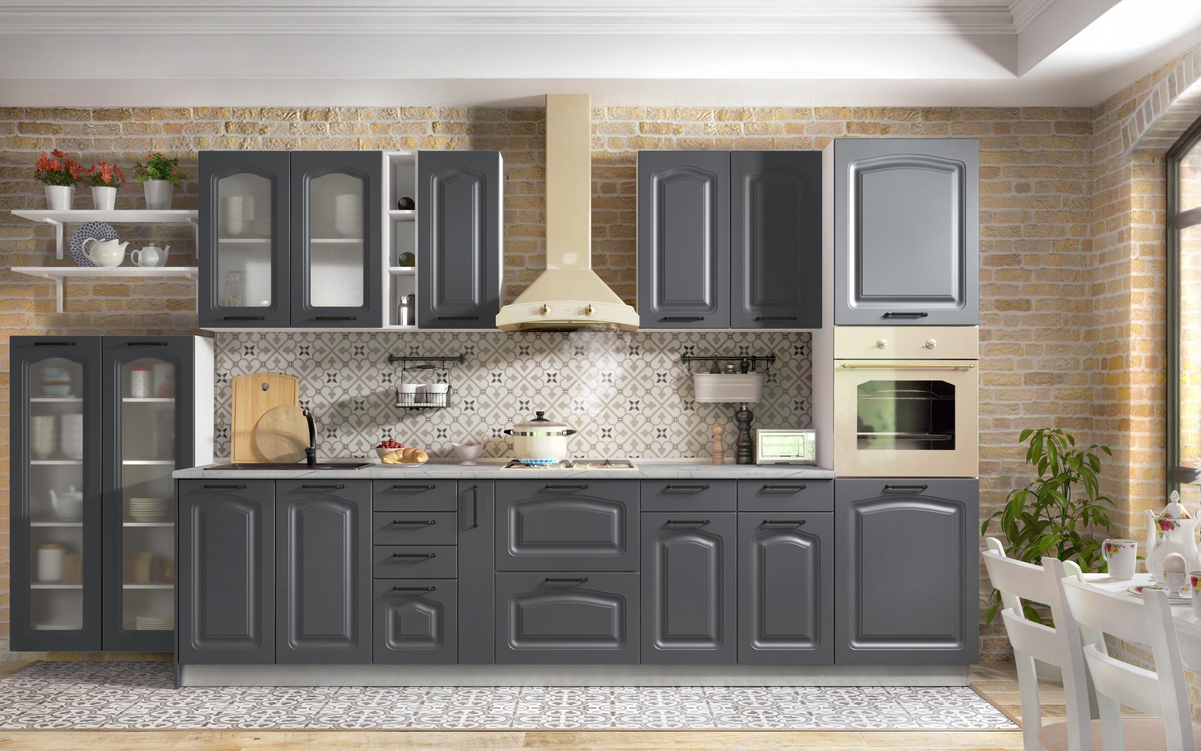 Kitchen cabinet Mathis 22 right, anthracite matt  4