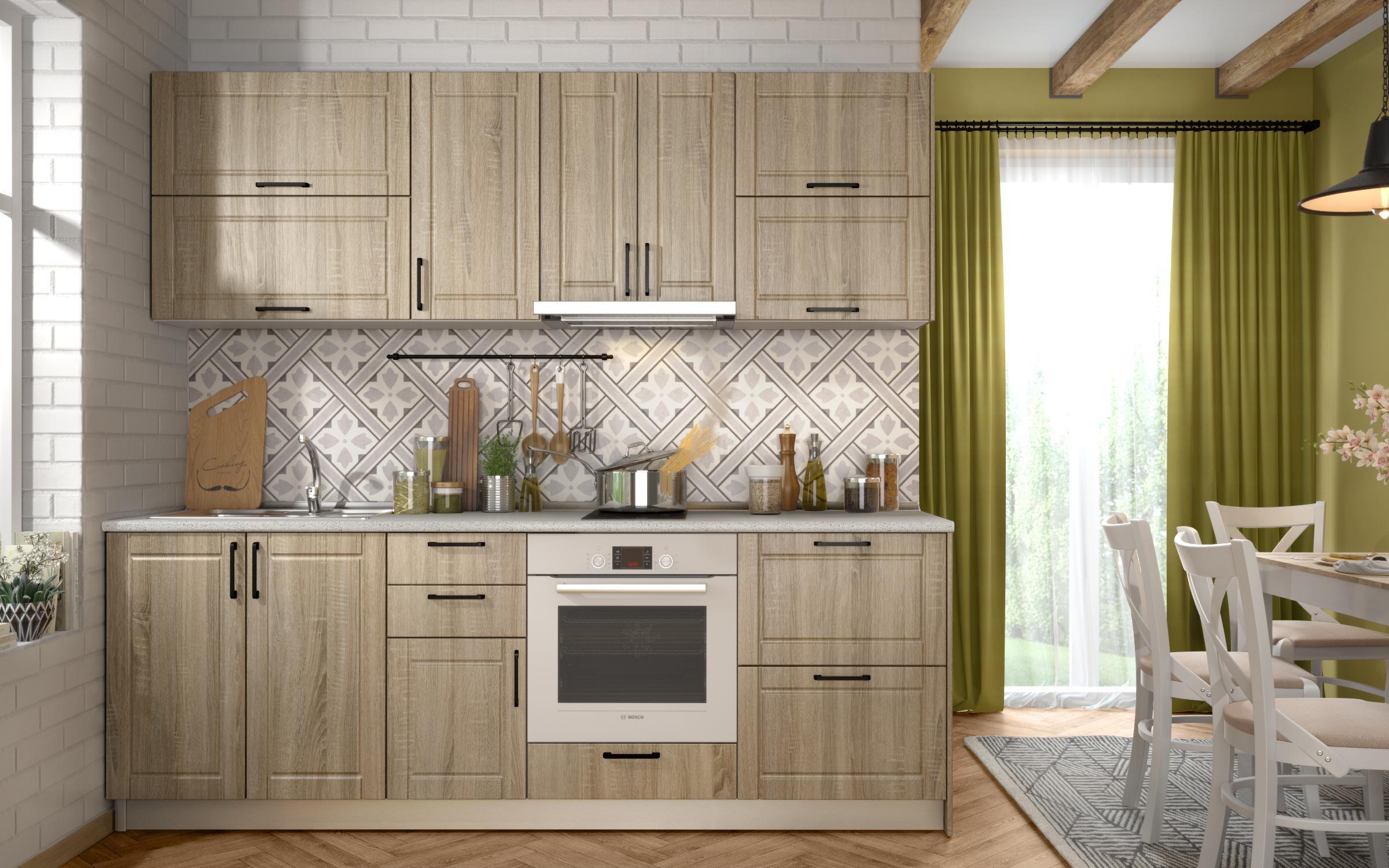 Kitchen cabinet Hannah 25, Sonoma oak  4