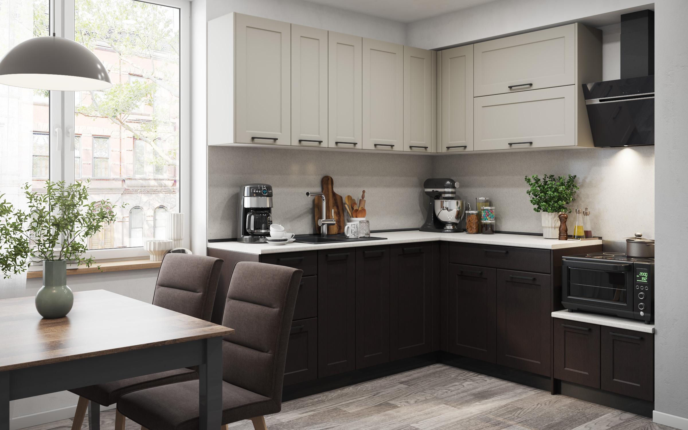 Kitchen cabinet Sena 10, Espresso oak  3