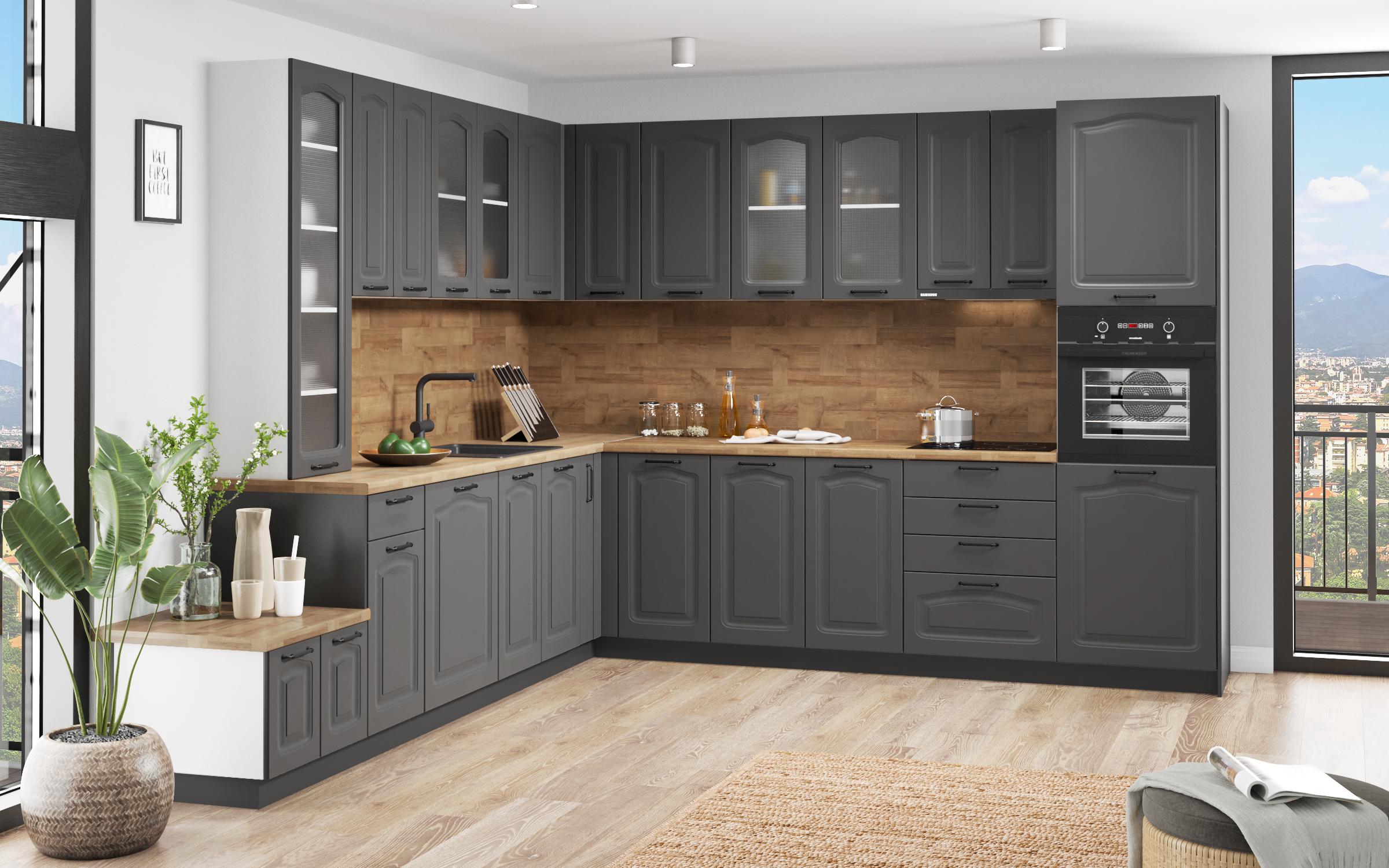 Oven cabinet Rahovets-type Mathis 19, graphite  3