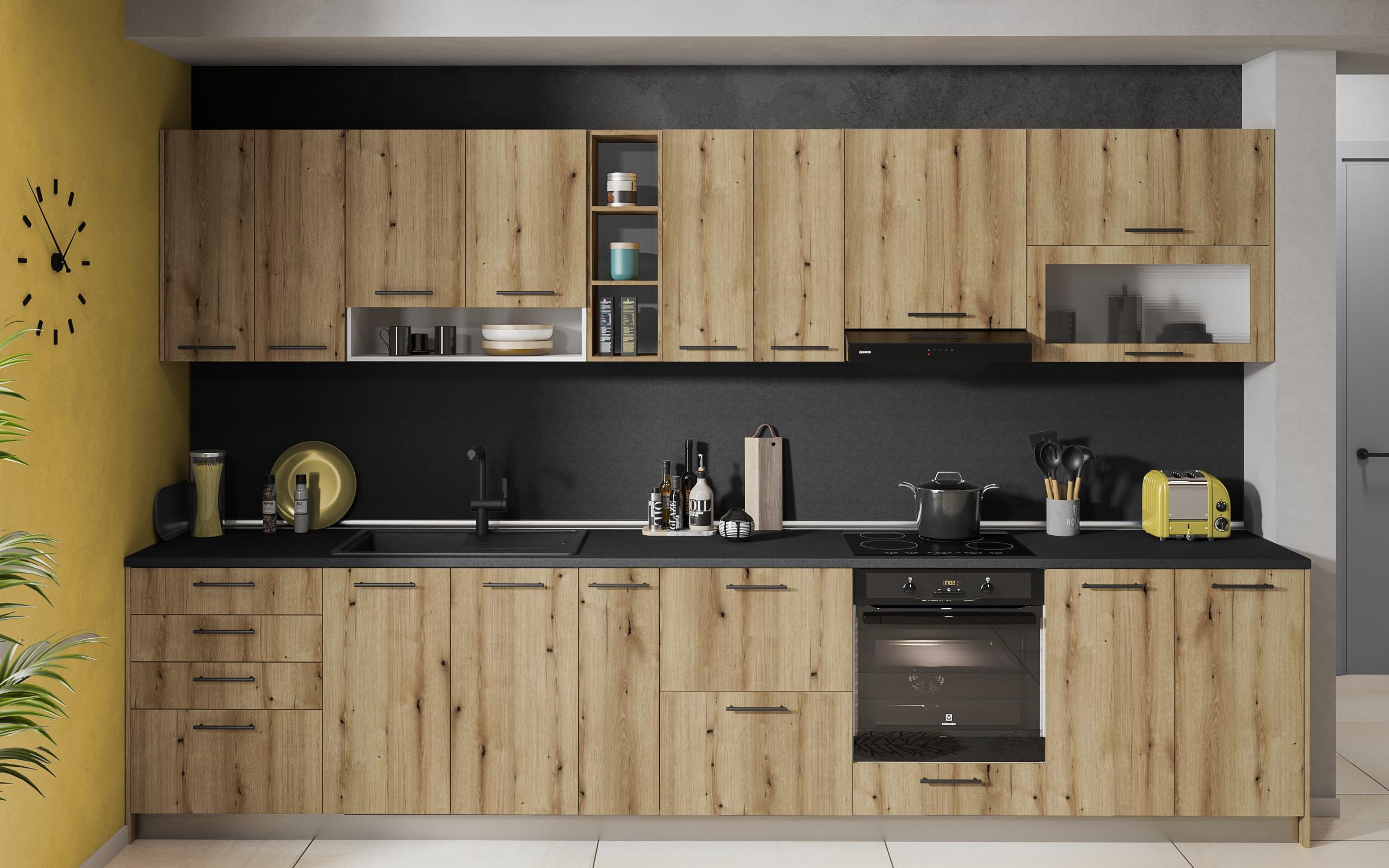 Kitchen cabinet Dakota 34, Evoke oak  4