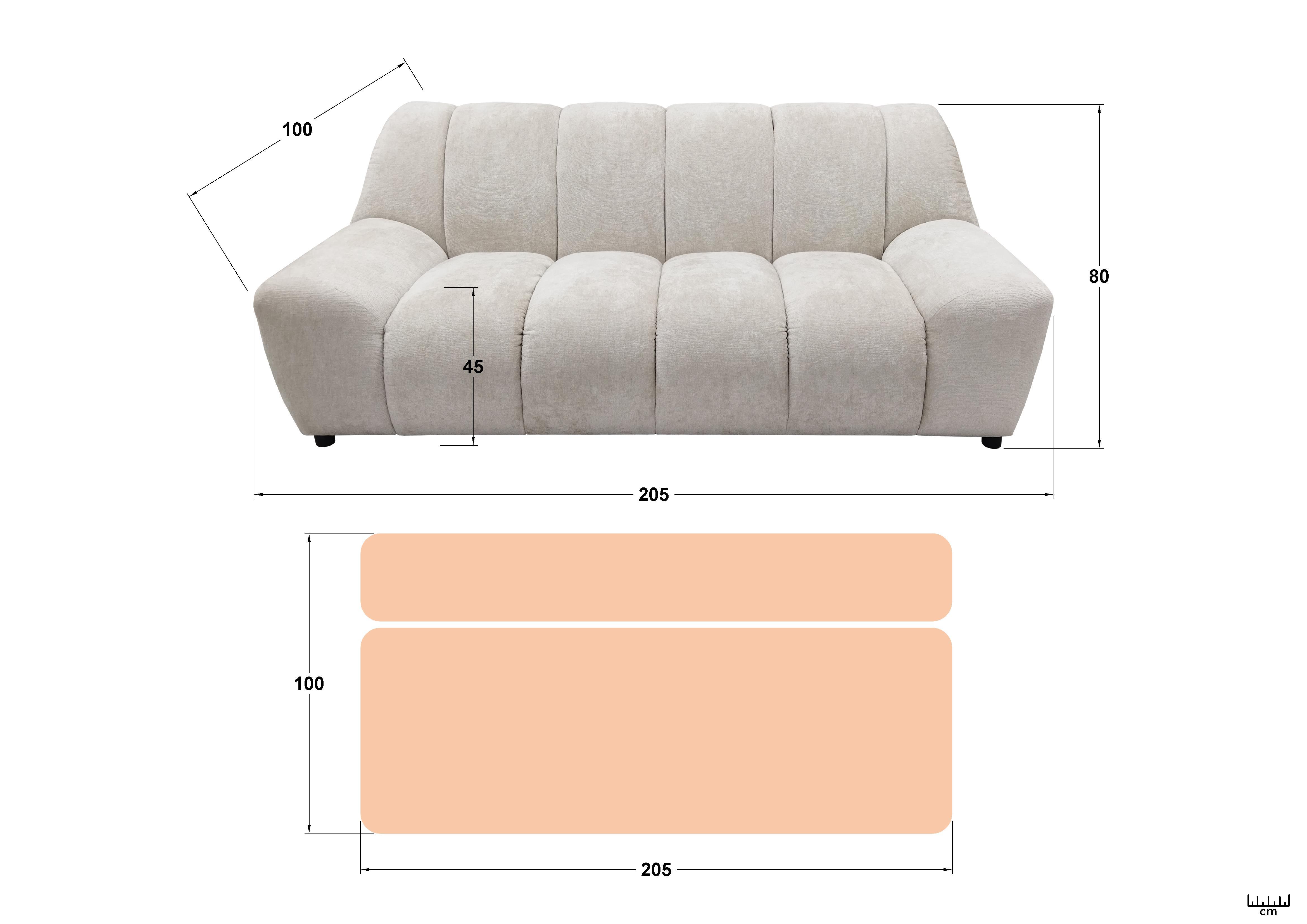 Sofa Lamar, dark grey  2
