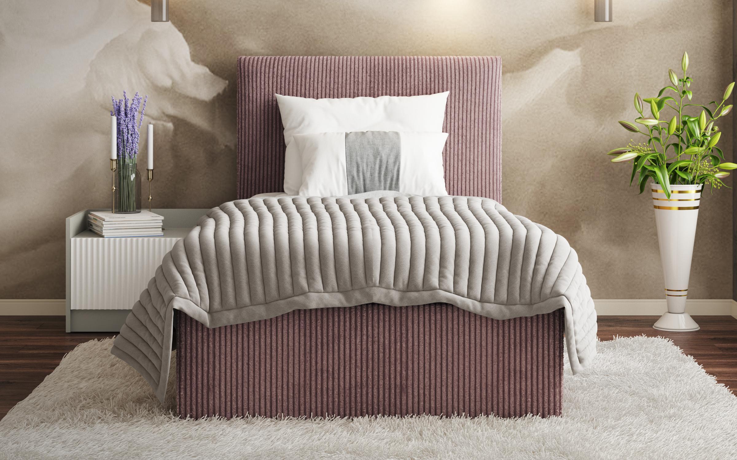 Bed for mattress 90/200 Elite, ash rose  3