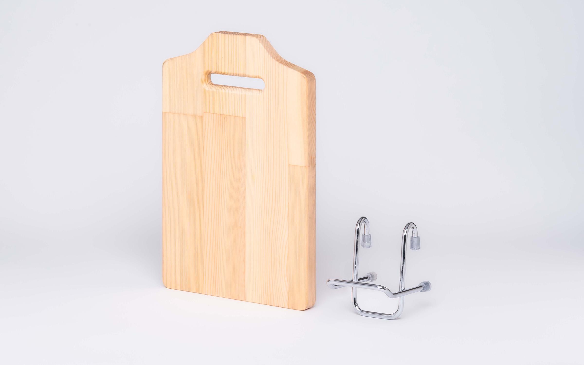Cutting board holder with board M6065, chrome  2