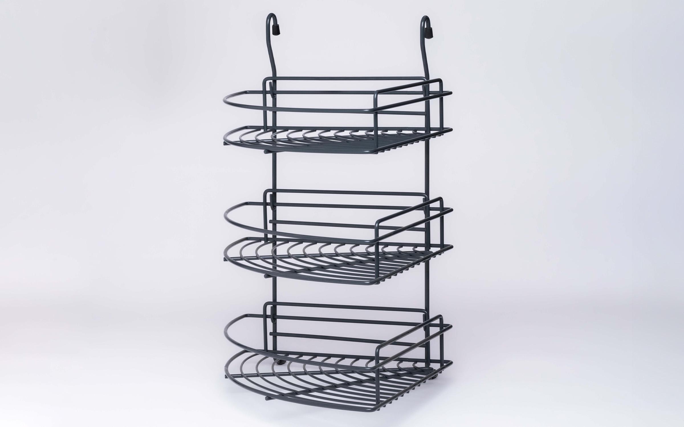 Corner shelf M6077-20, black  2