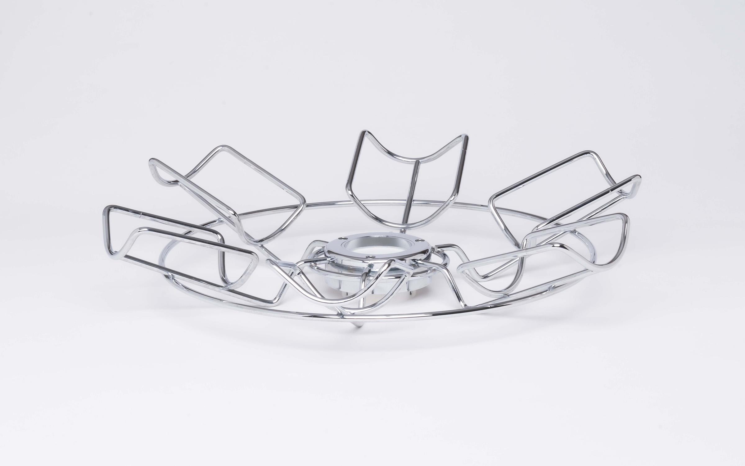 Three-tier shelf M8010, chrome  3