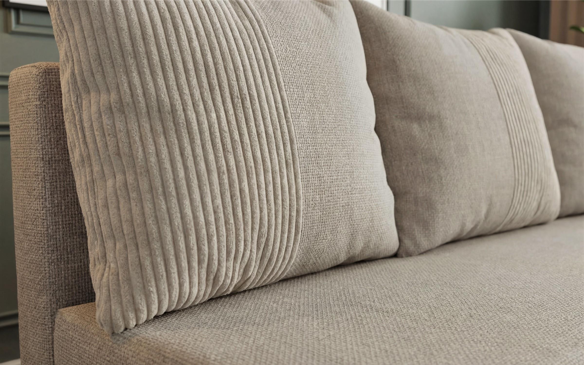 Extendable sofa Marty, light beige + beige  5