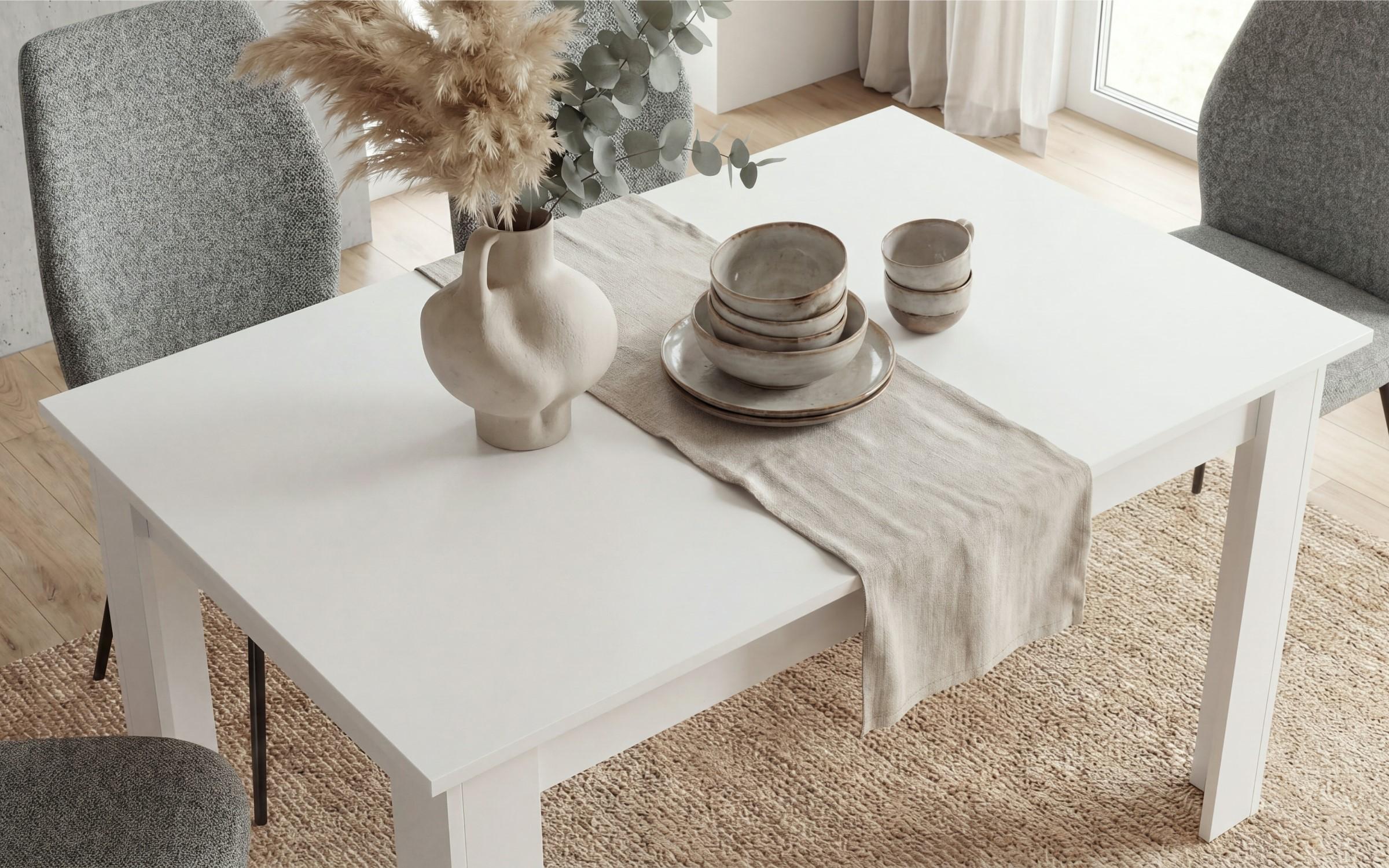 Dining table Donny, white  3