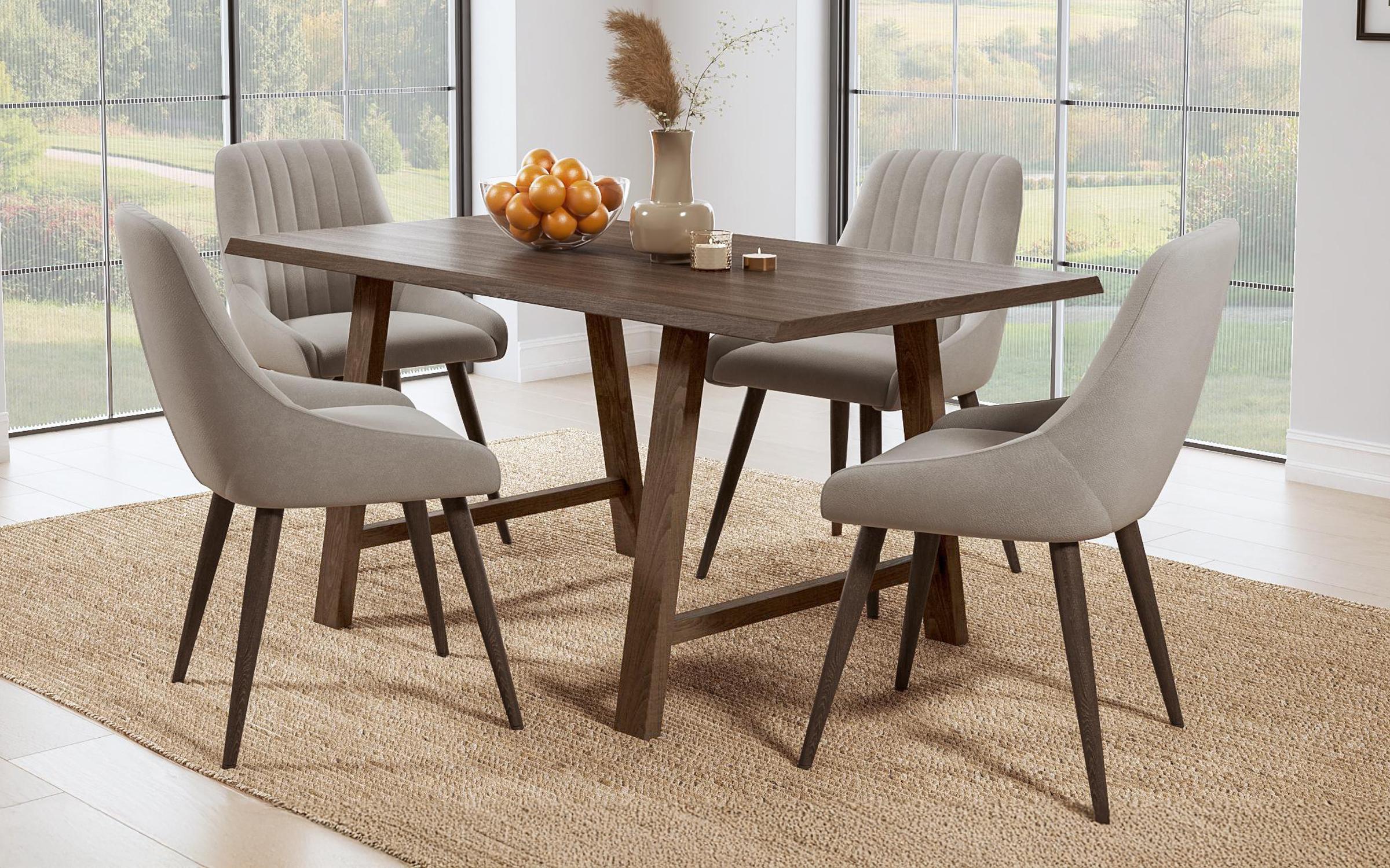 Dining table Claris, walnut  1