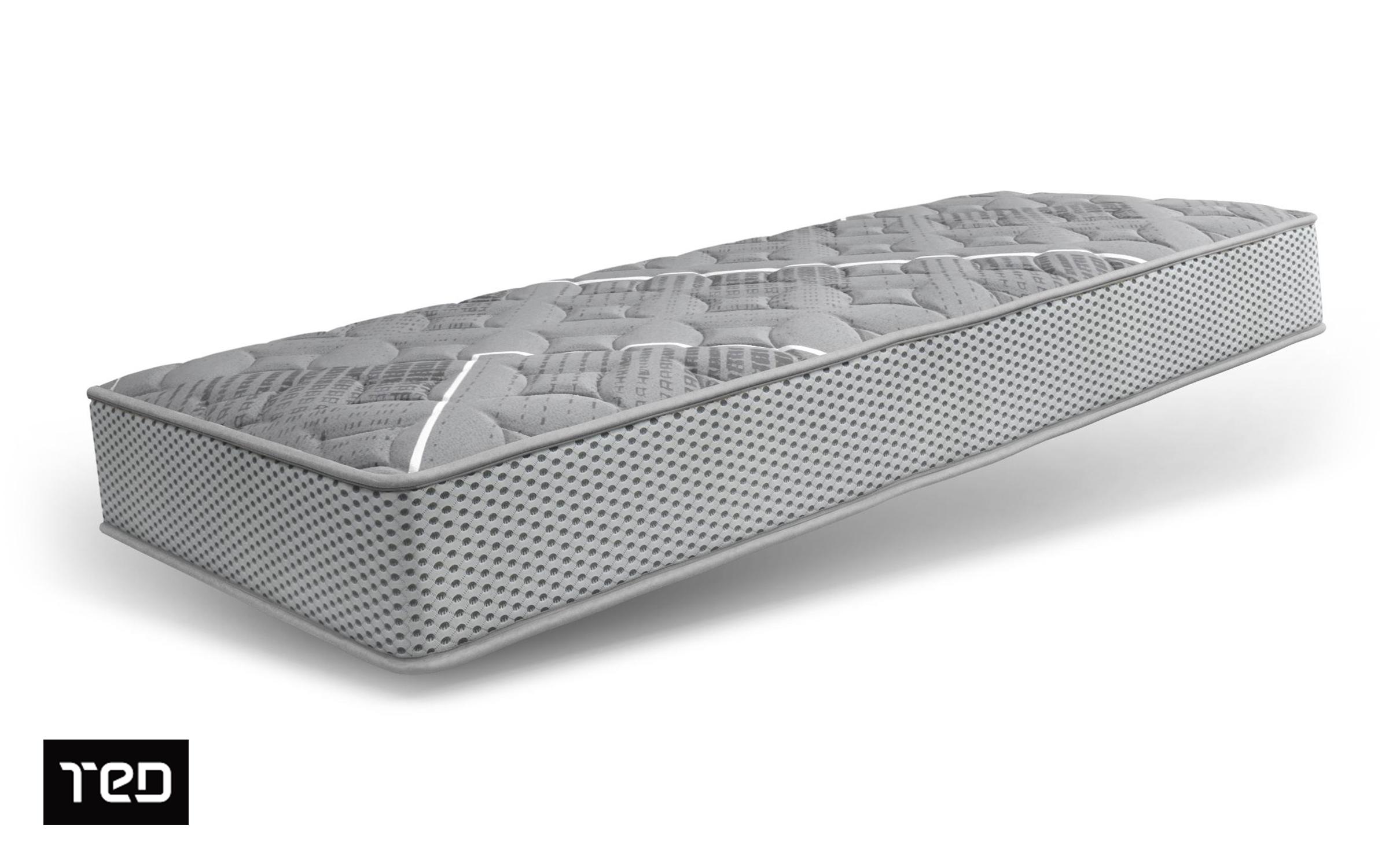 Mattress 90/200, two-sided, polyurethane foam, memory foam, height 18 cm, 2-year warranty, firmness - balanced soft and balanced firm Futura Roll,   1