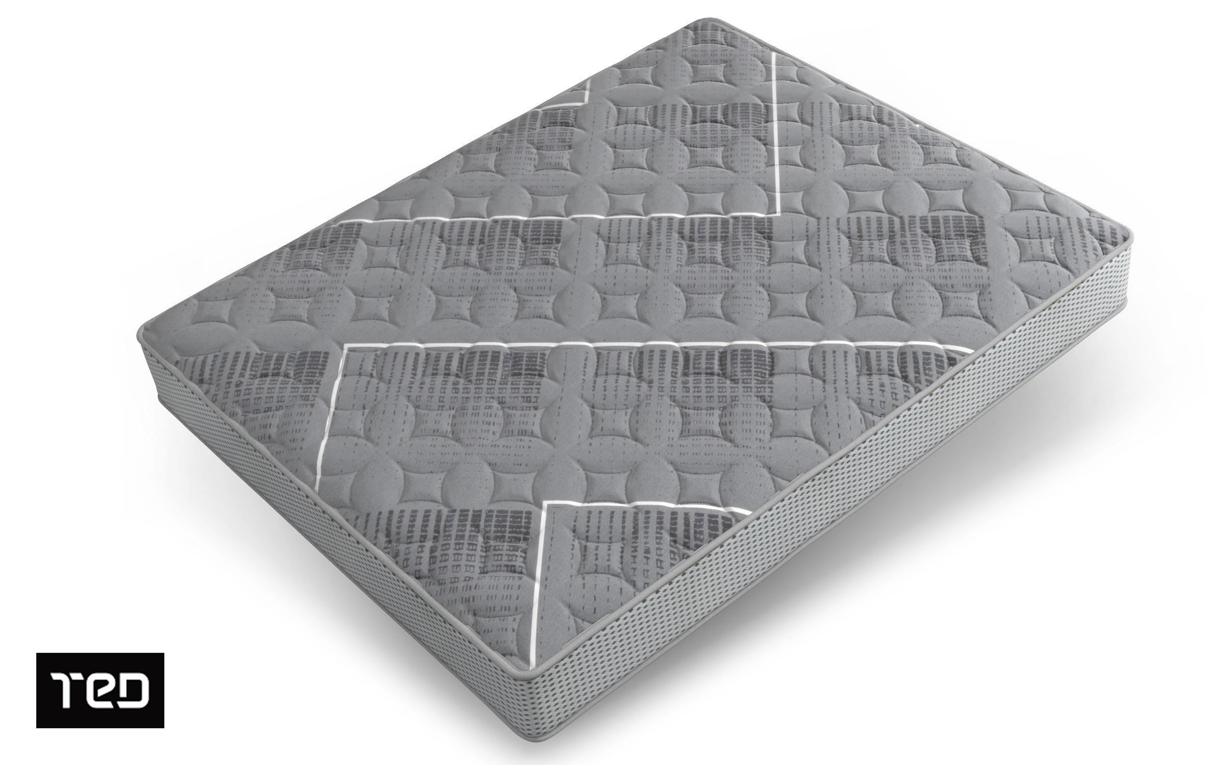 Mattress 160/200, two-sided, polyurethane foam, memory foam, height 18 cm, 2-year warranty, firmness - balanced soft and balanced firm Futura Roll,   3