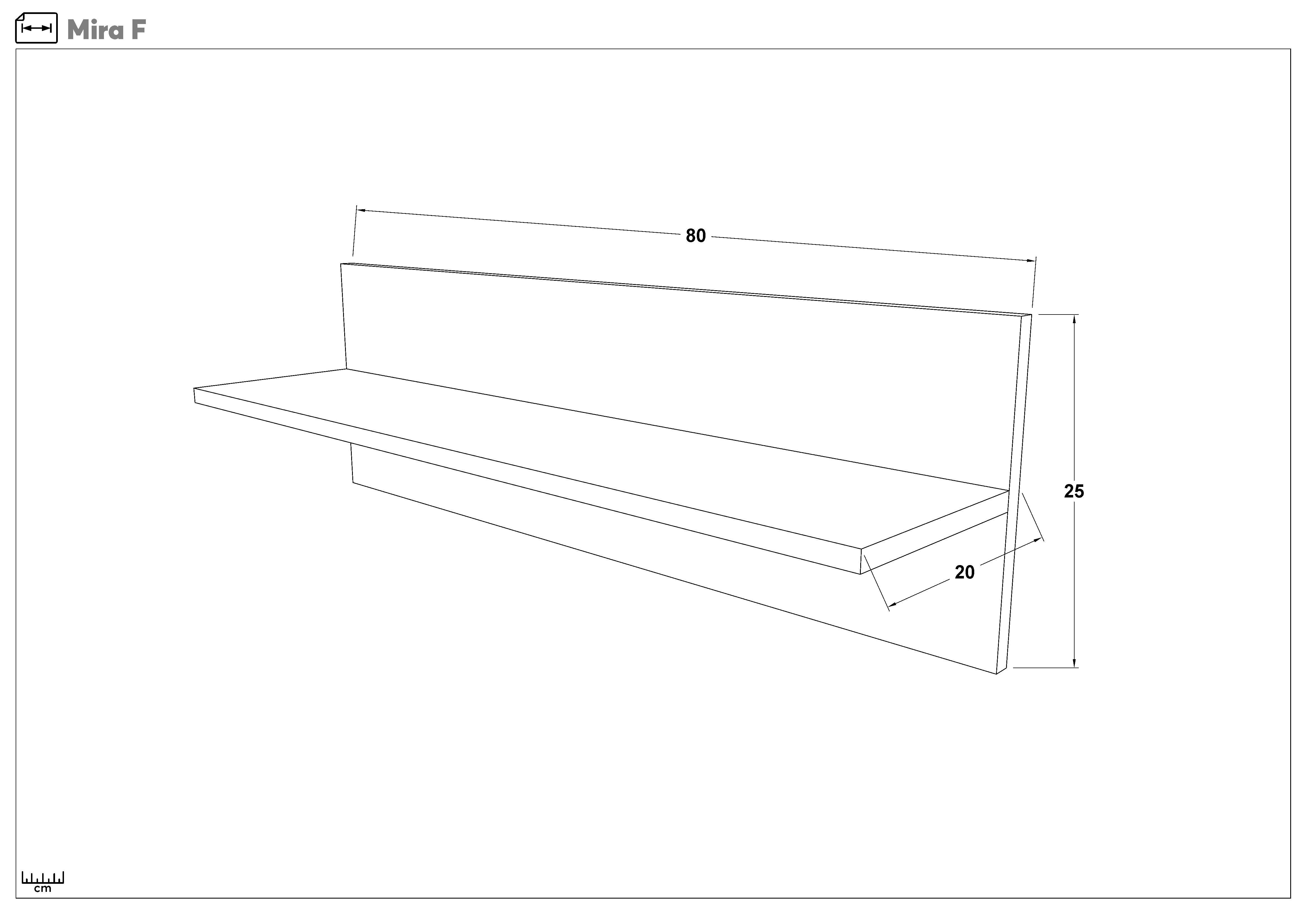 Bookcase Mira, white  2
