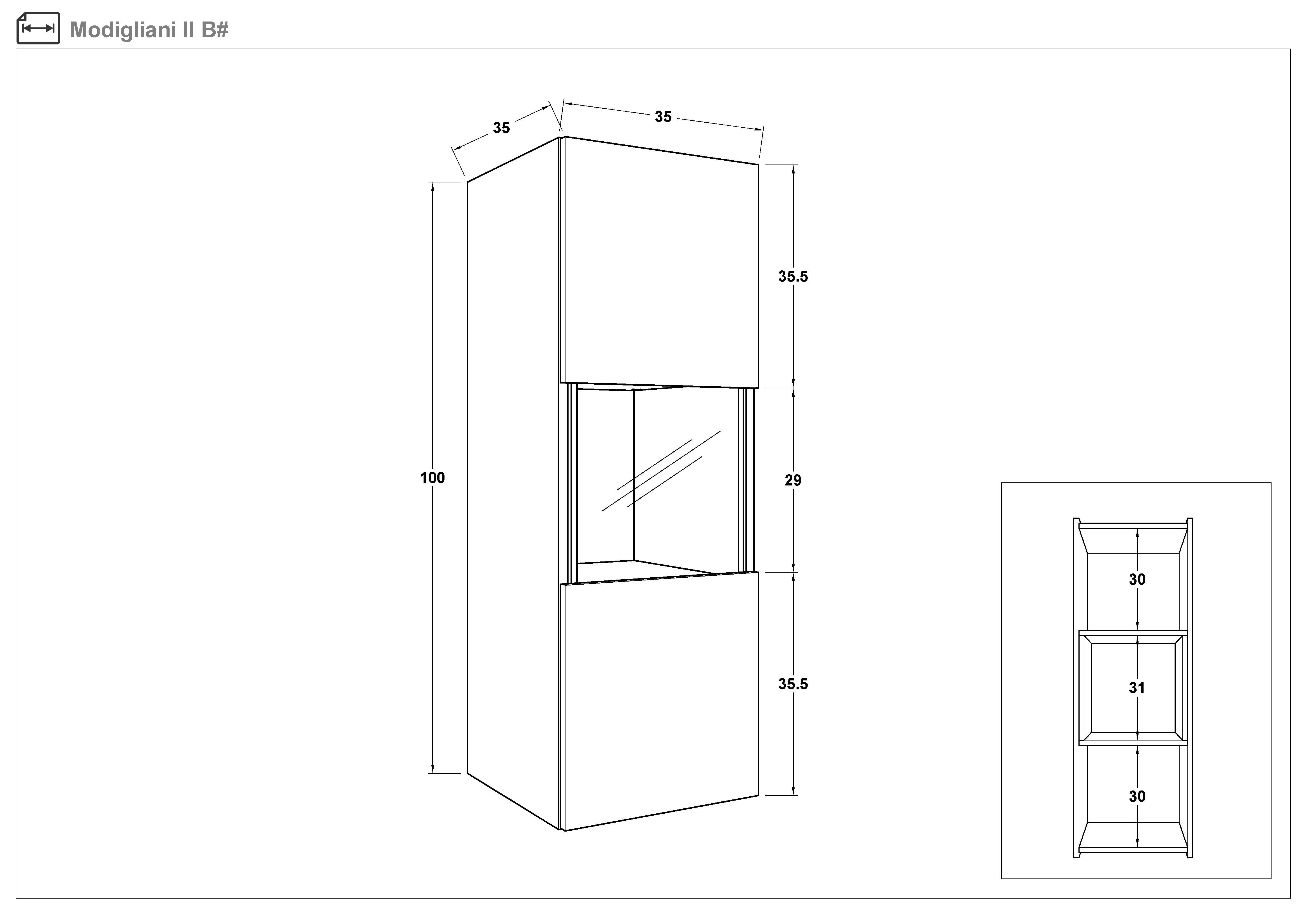 Shelf unit Modigliani, Silk + Evoke oak  2