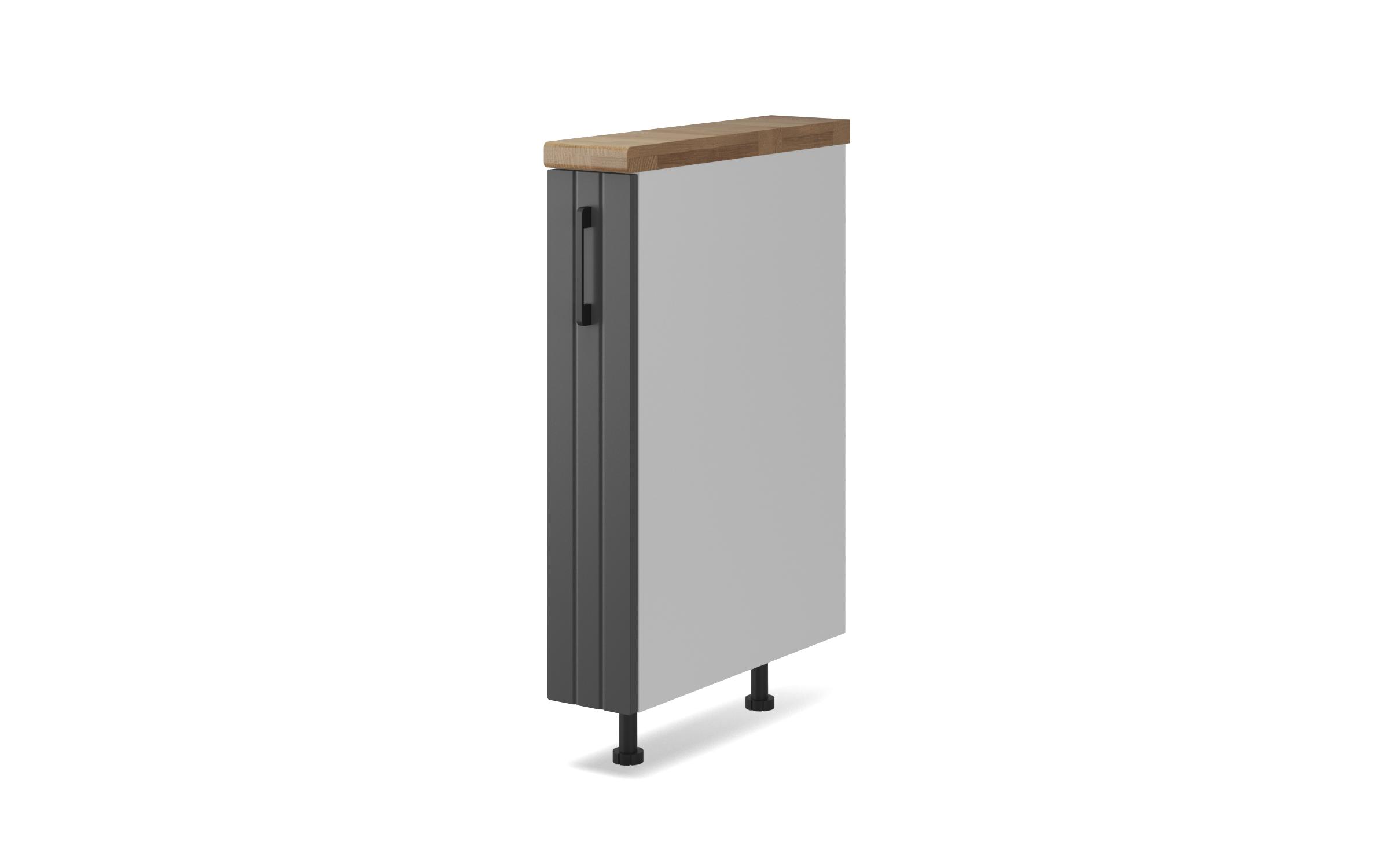 Kitchen pull-out bottle rack Ava 29, graphite  1