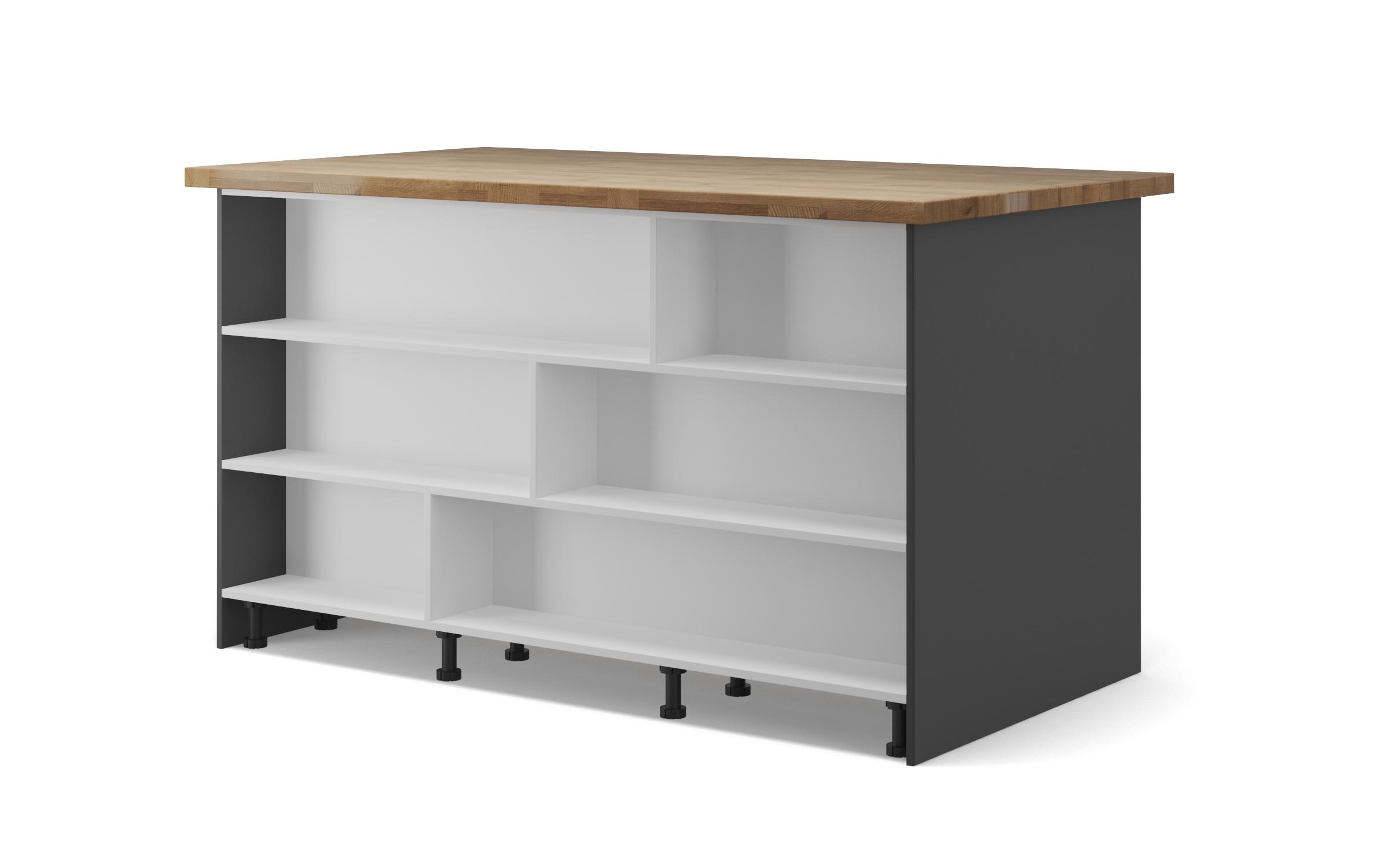 Island cabinet Hannah 42, graphite  1