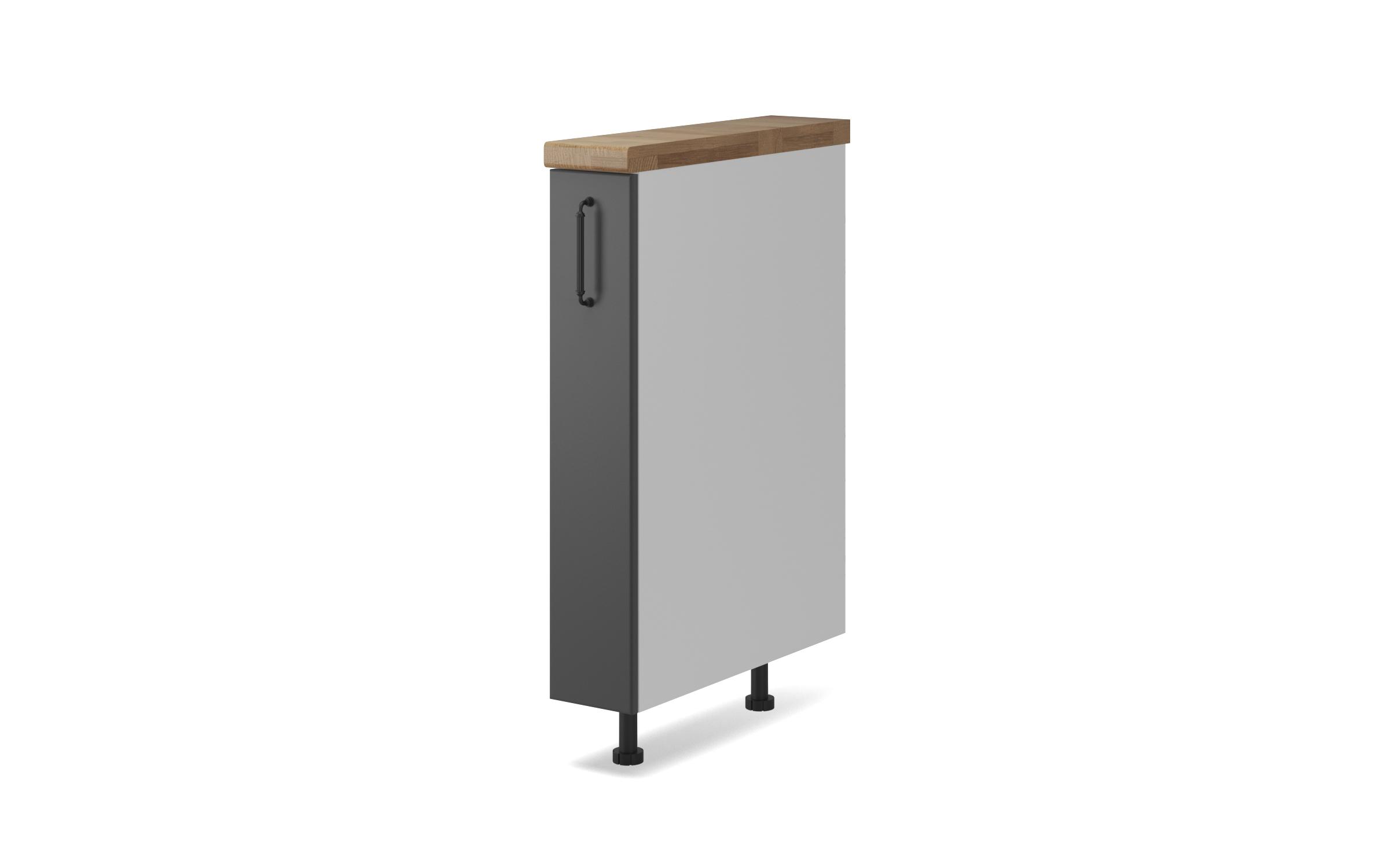 Kitchen pull-out bottle rack Mathis 29, graphite  1