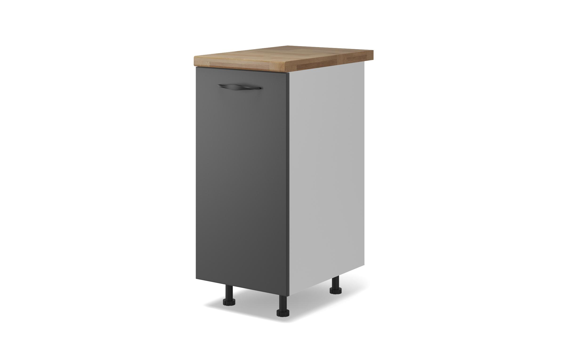 Kitchen cabinet Simon 04, graphite  1