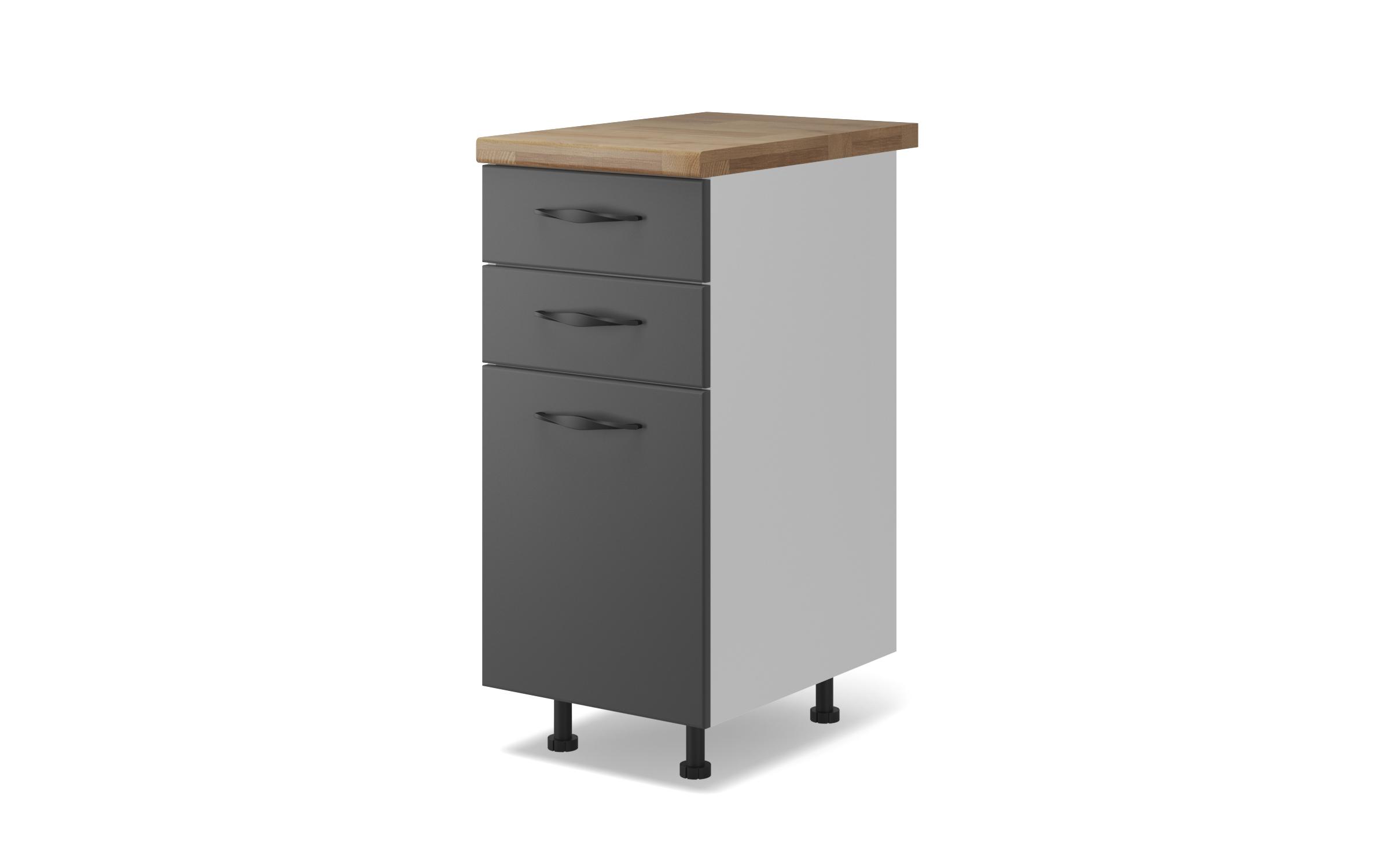 Kitchen cabinet Simon 14, graphite  1