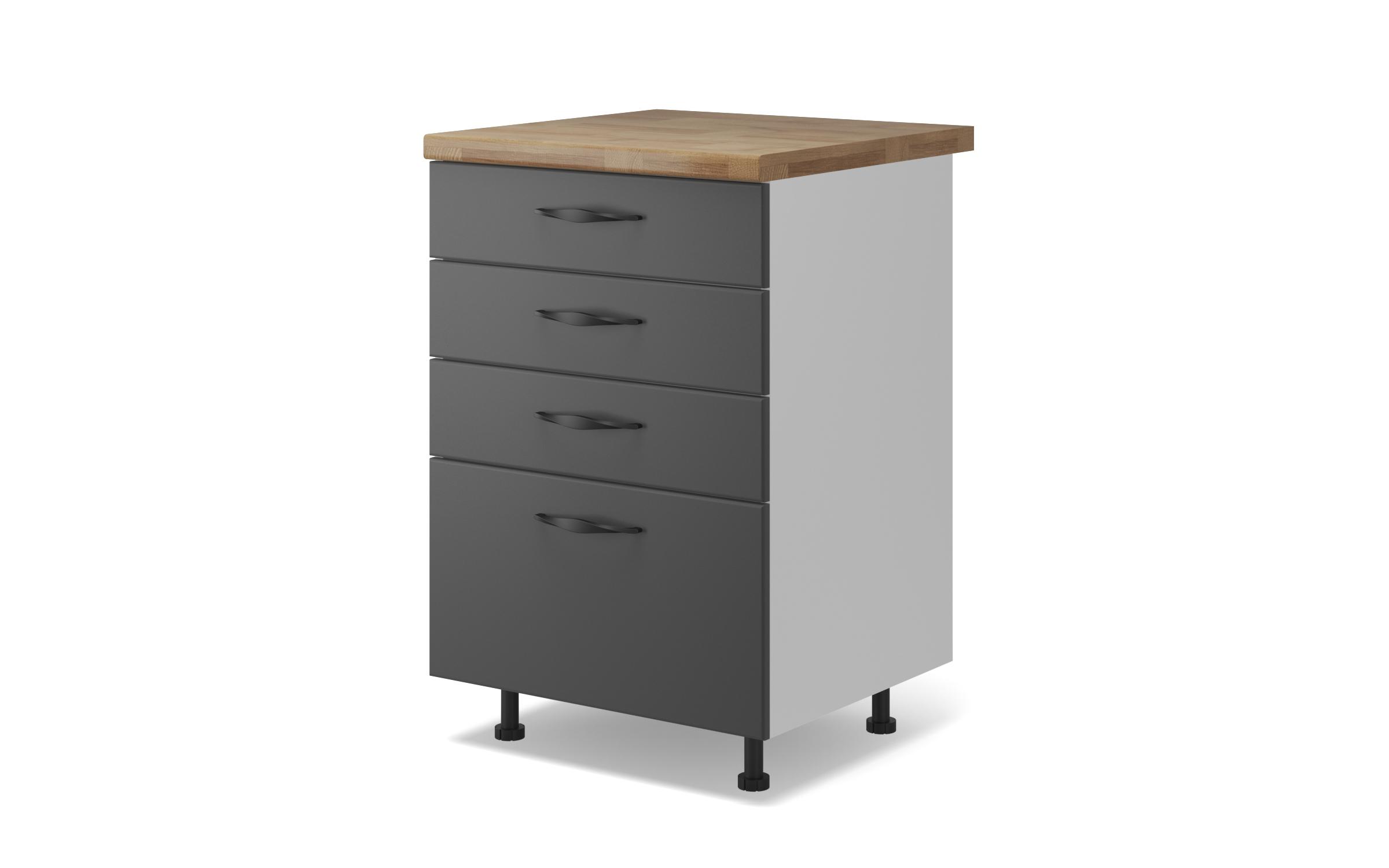 Kitchen cabinet Simon 15, graphite  1