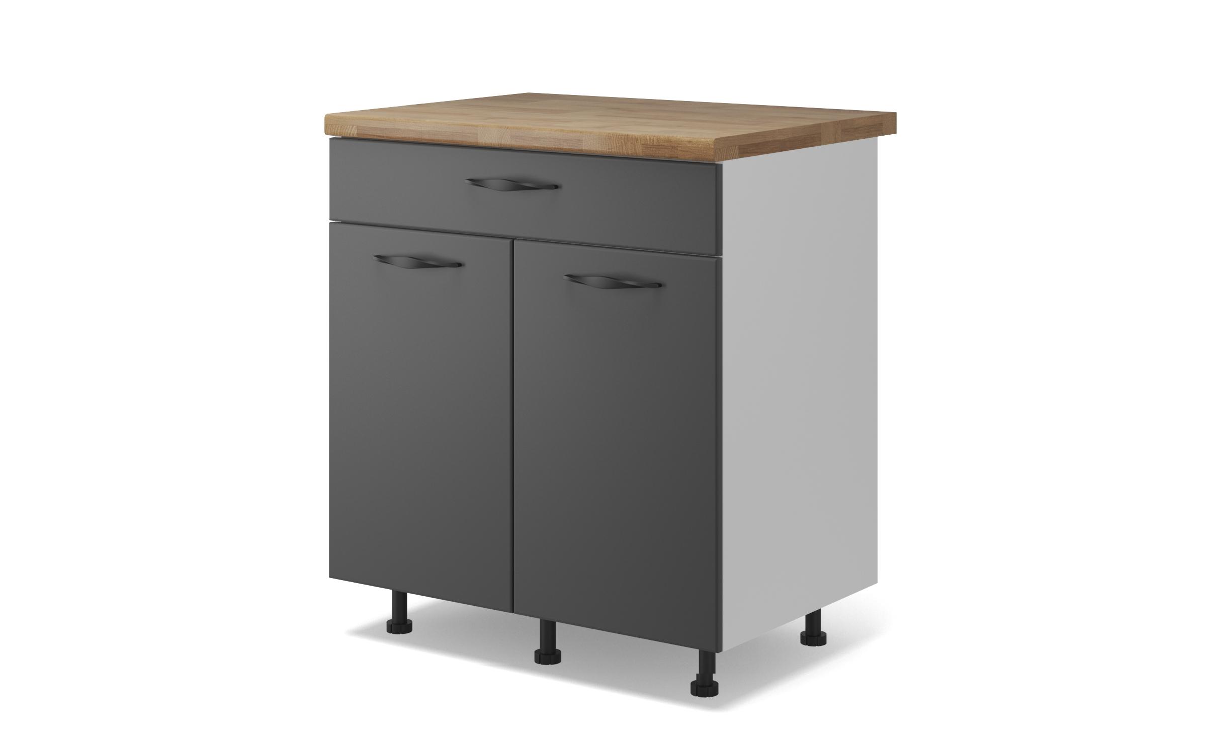 Kitchen cabinet Simon 51, graphite  1