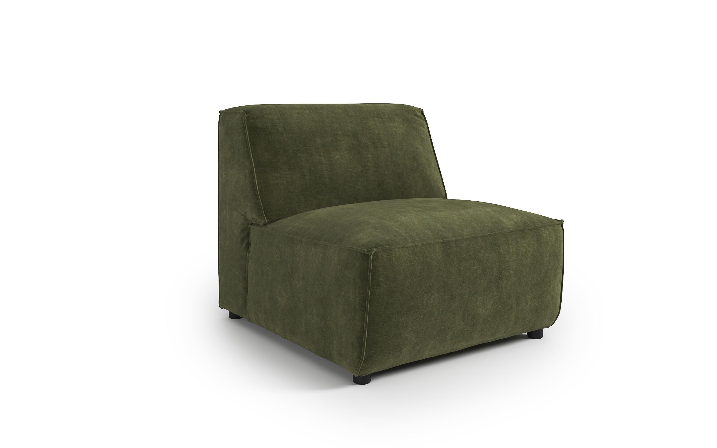Armchair from a modular sofa Verso, dark green  4