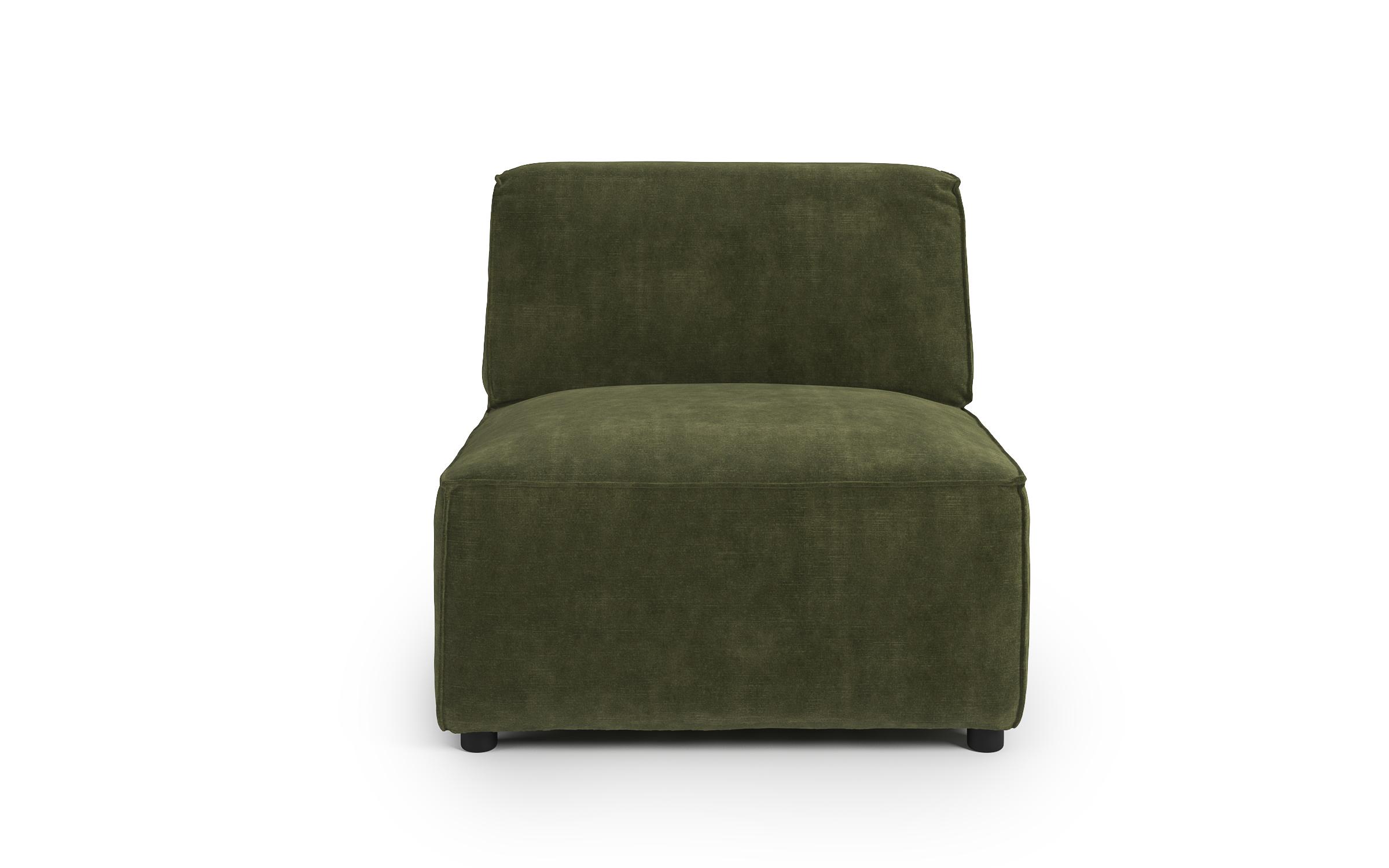 Armchair from a modular sofa Verso, dark green  3