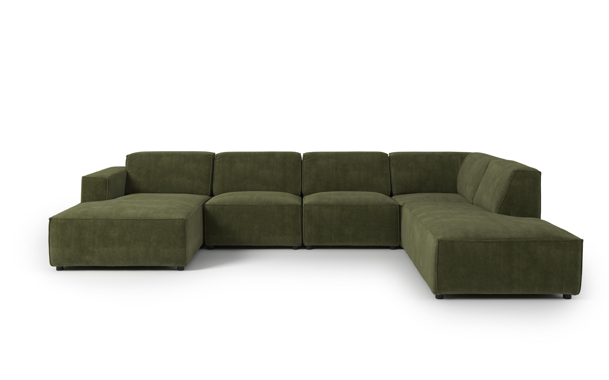 Modular sofa Verso, dark green  2