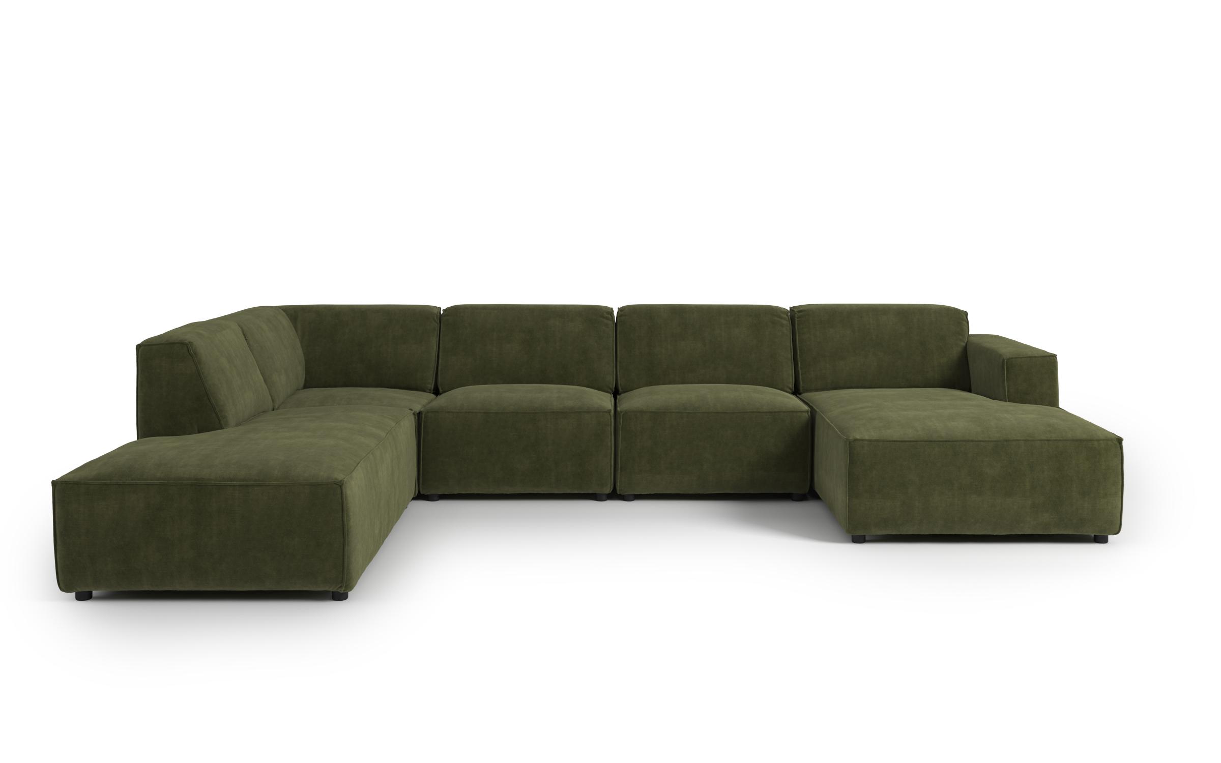 Settee from a modular sofa Verso, dark green  4