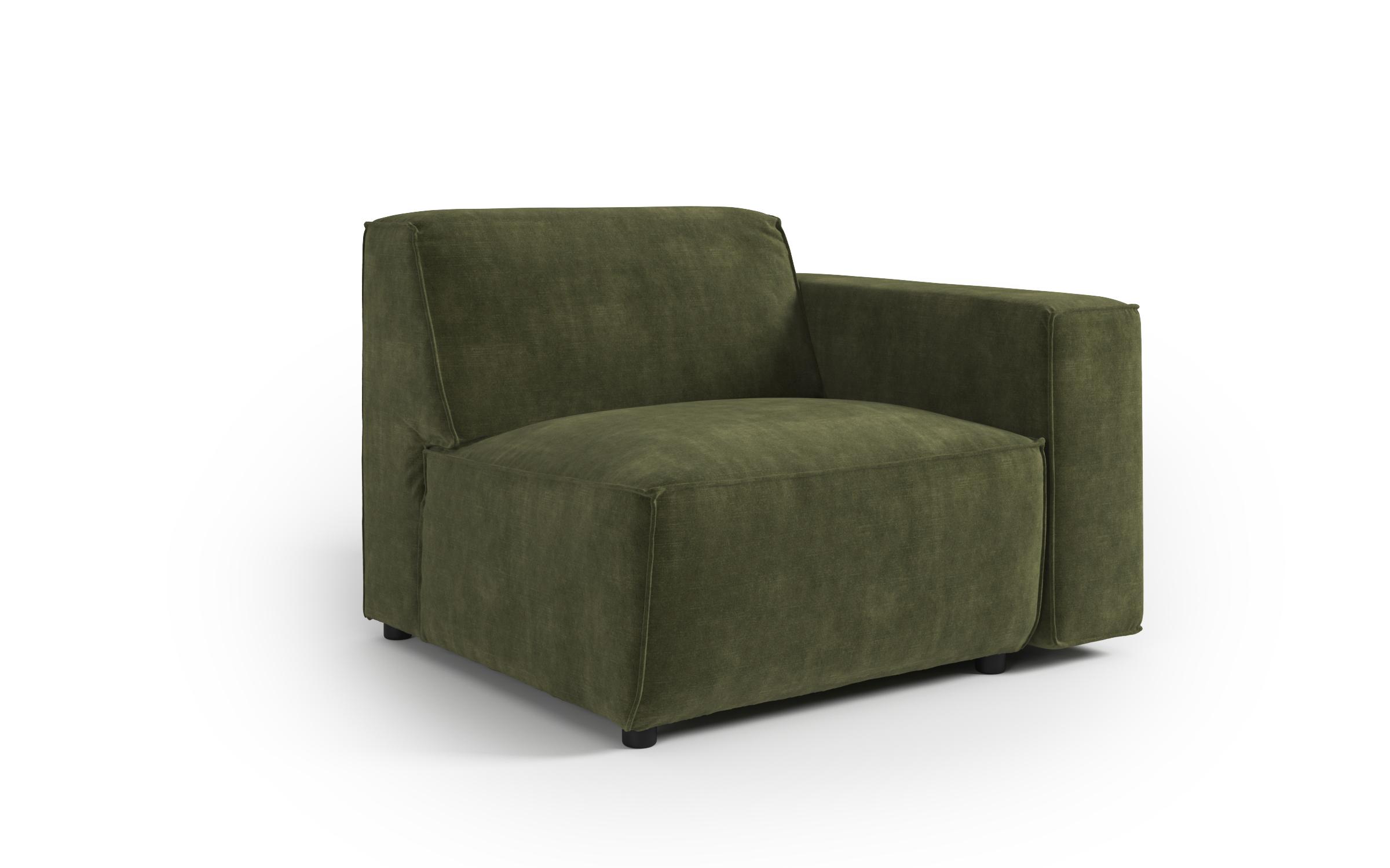 Modular Settee Verso, dark green  4