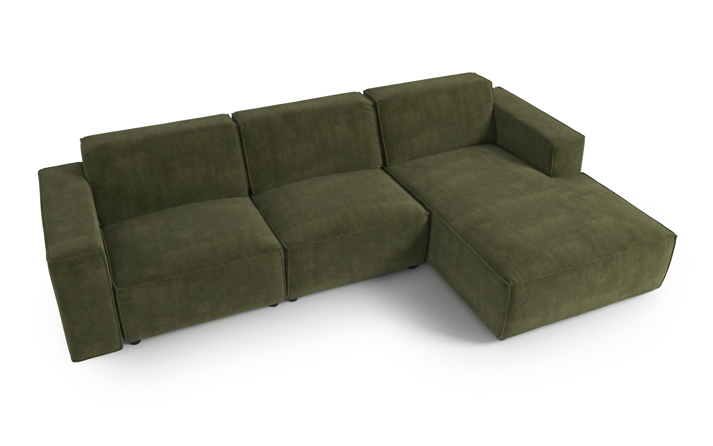 Modular sofa Verso, dark green  4