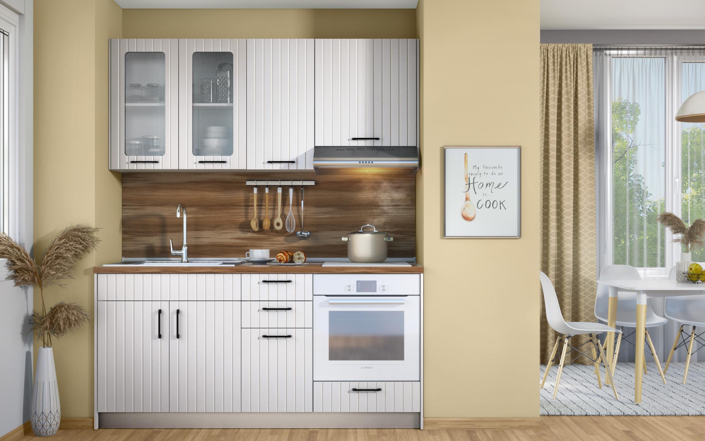 Oven cabinet Ava 01, white  3