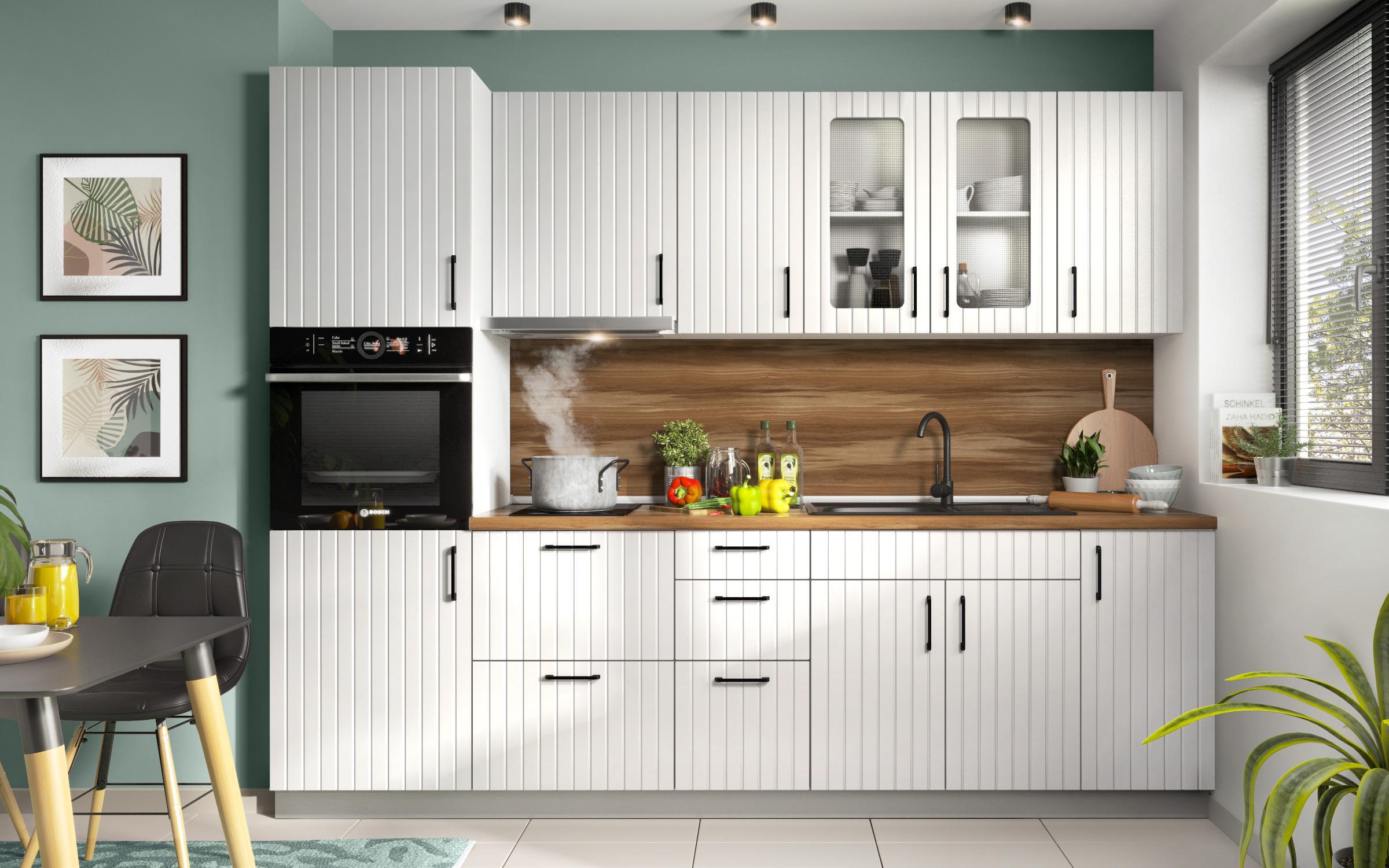 Kitchen Extractor Hood cabinet Ava 38, white  3